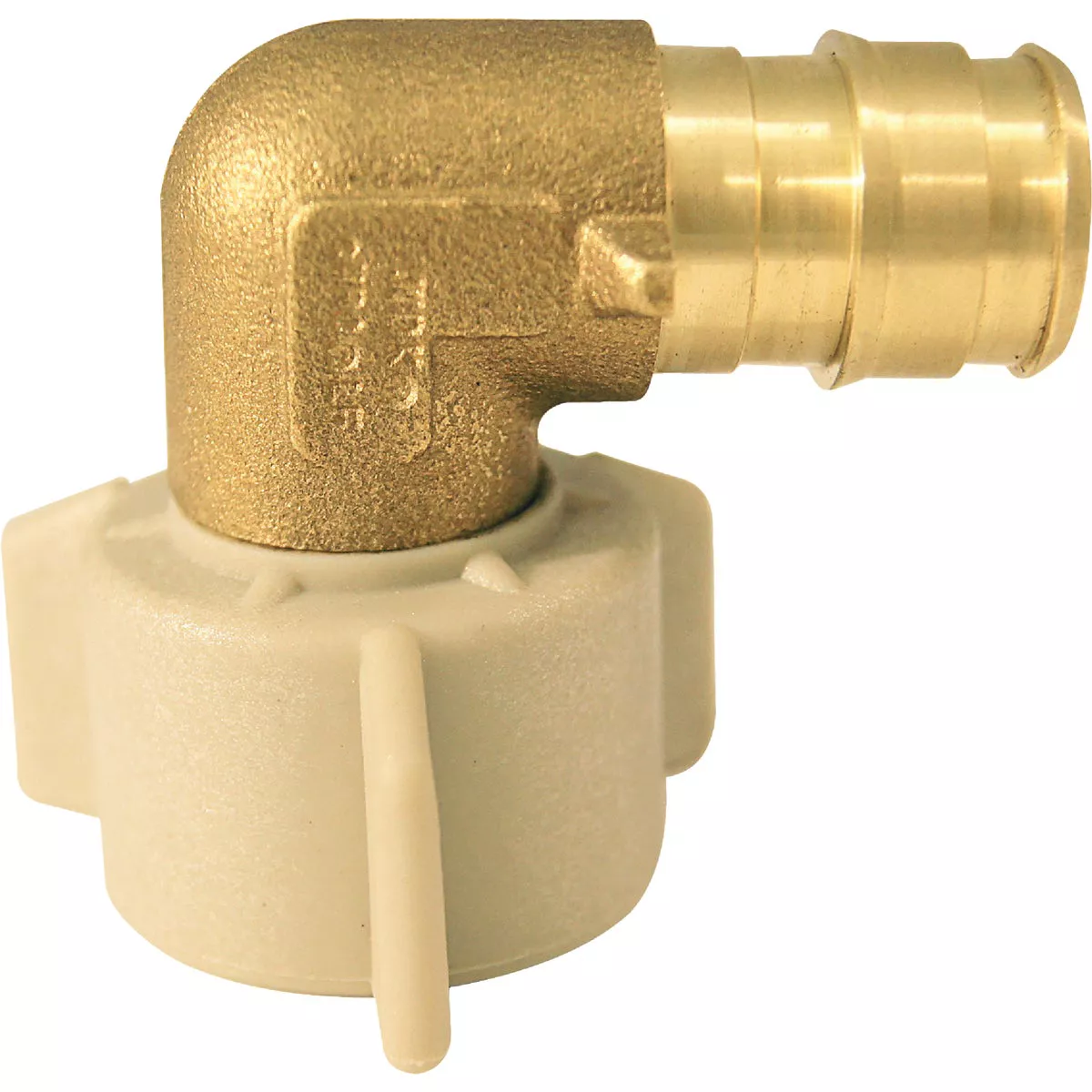 Apollo Retail 1/2 In. Barb x 1/2 In. FNPT 90 Deg. Brass Swivel PEX-A Elbow (1/4 Bend) - photo 3