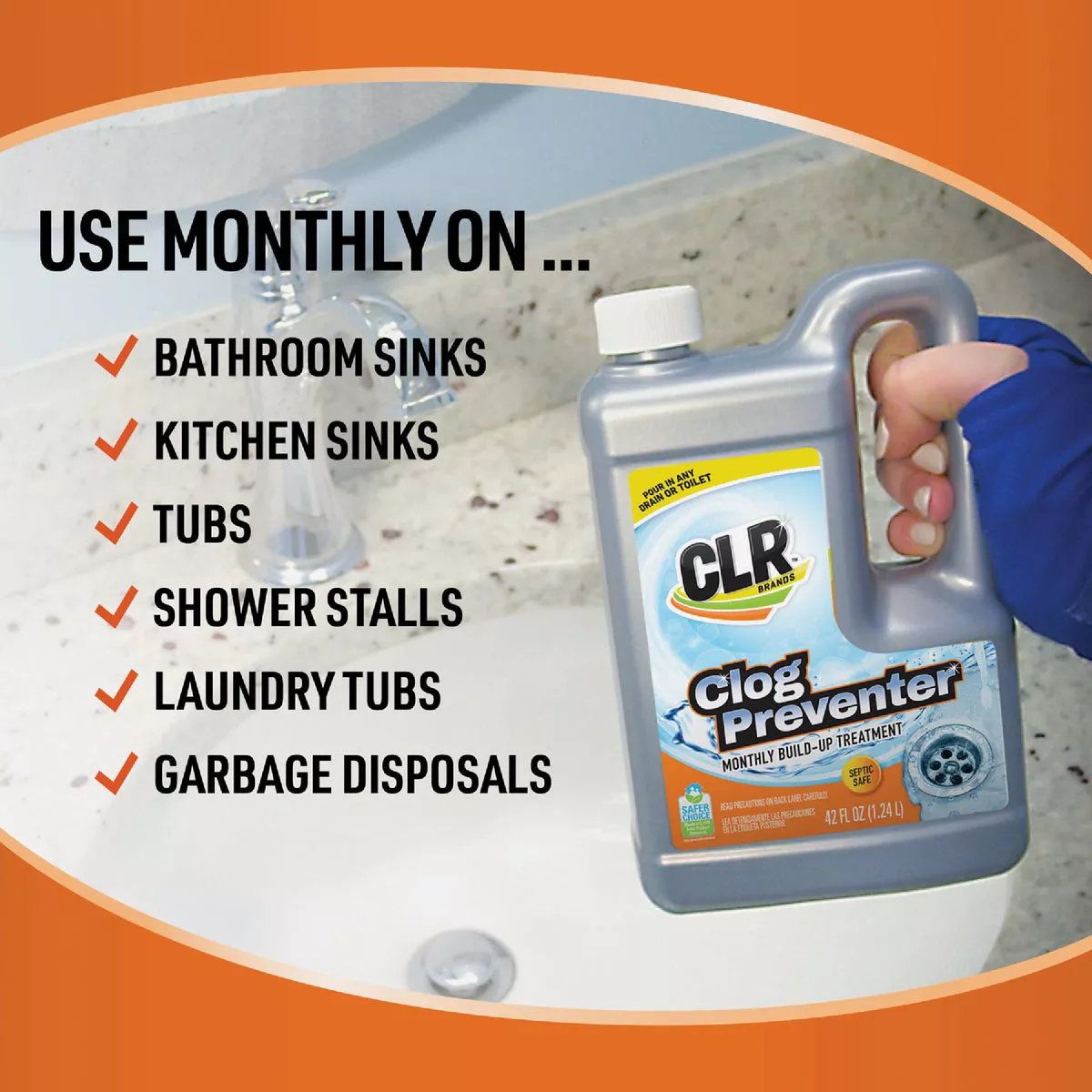 CLR Clear Pipes & Drains 42 Oz. Drain Opener & Cleaner - photo 4