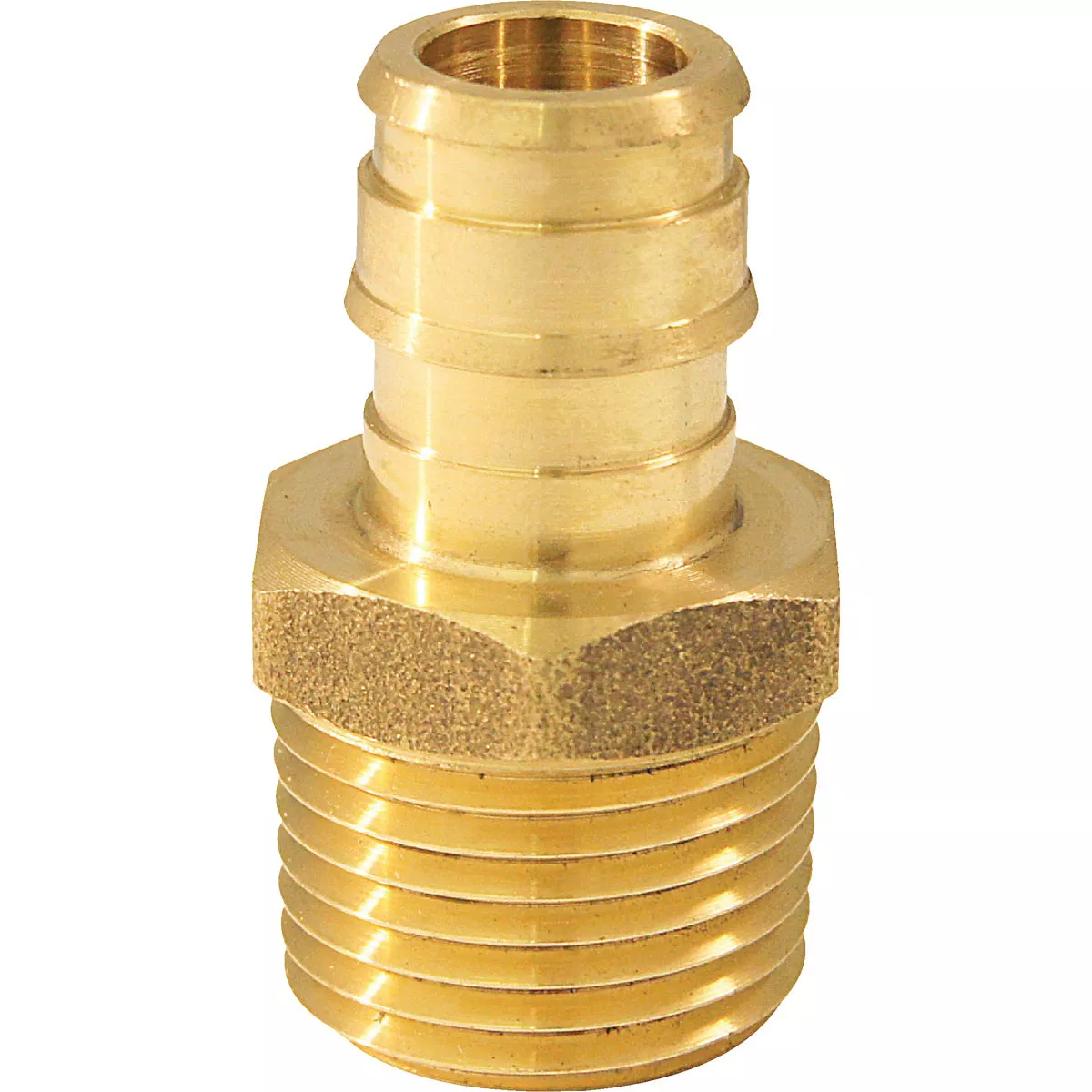 Conbraco 1/2 In. x 1/2 In. Brass Insert Fitting MIP Adapter Type A