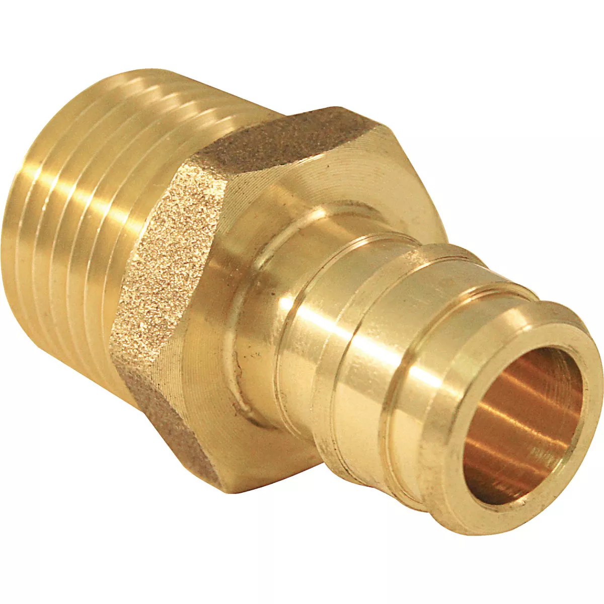 Conbraco 1/2 In. x 1/2 In. Brass Insert Fitting MIP Adapter Type A - photo 2