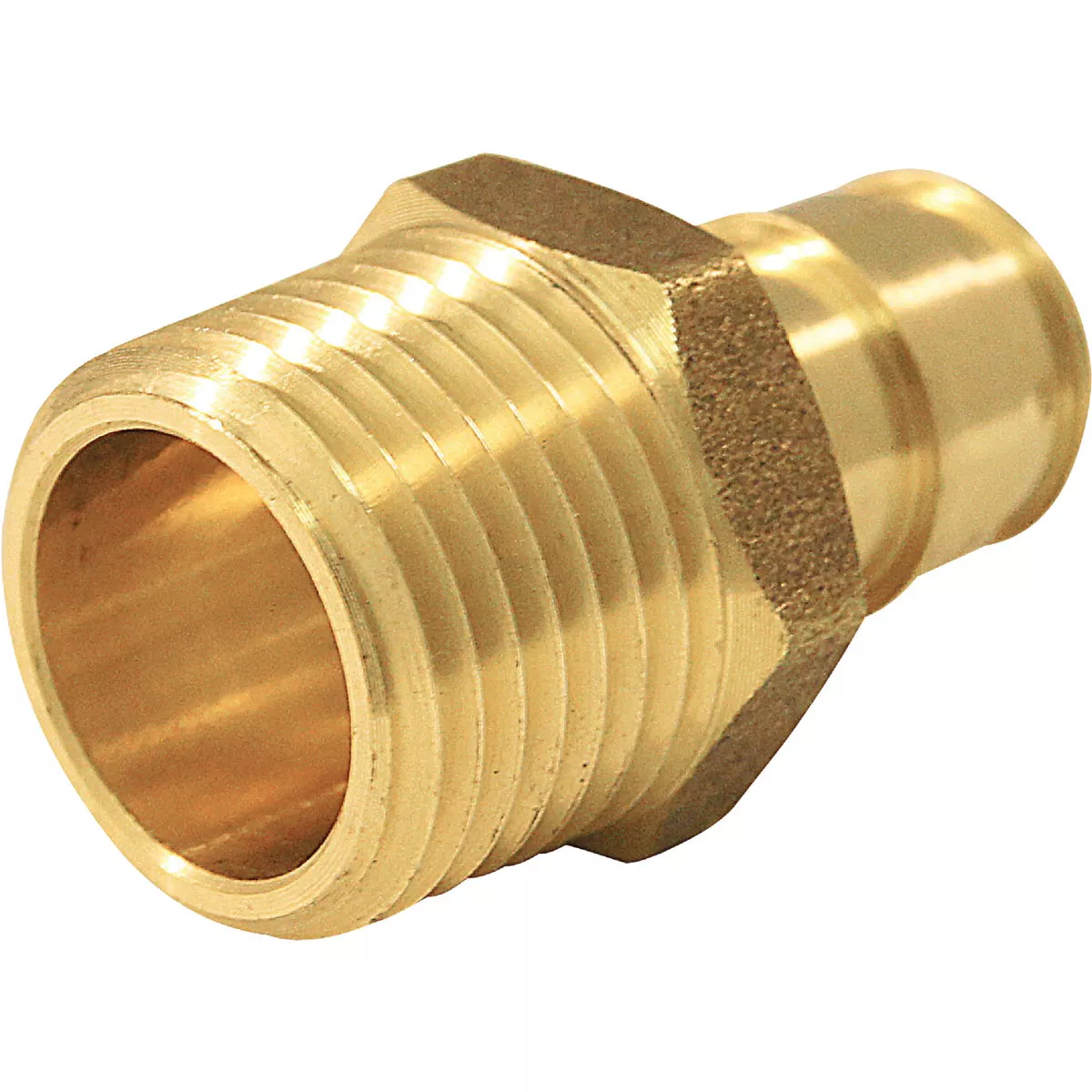 Conbraco 1/2 In. x 1/2 In. Brass Insert Fitting MIP Adapter Type A - photo 3