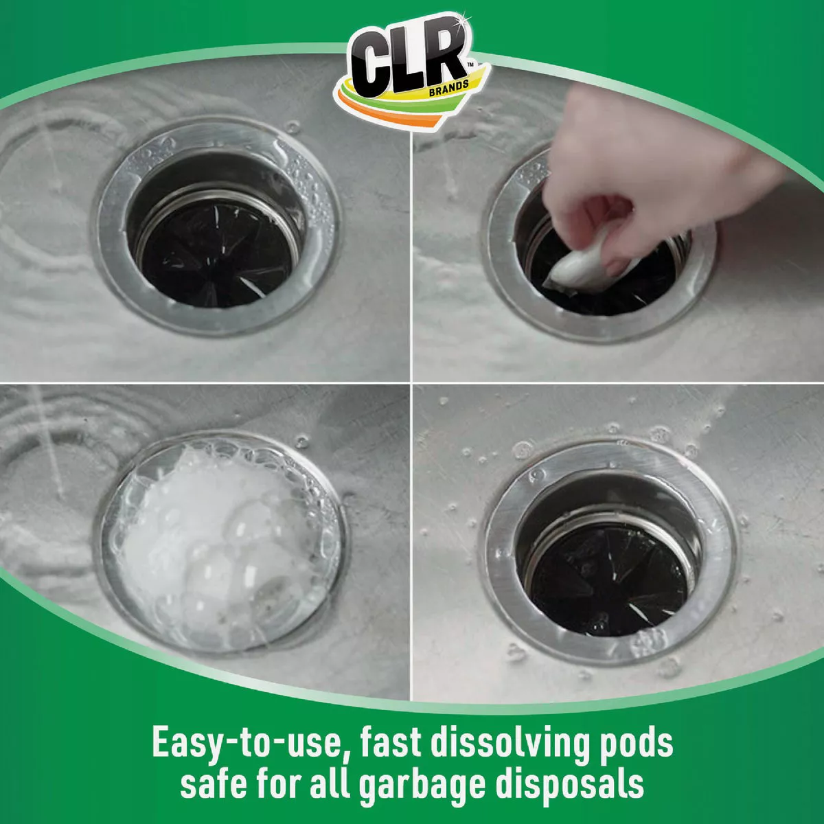 CLR Fresh & Clean Foaming Garbage Disposer Cleaner Pods (5-Count) - photo 4