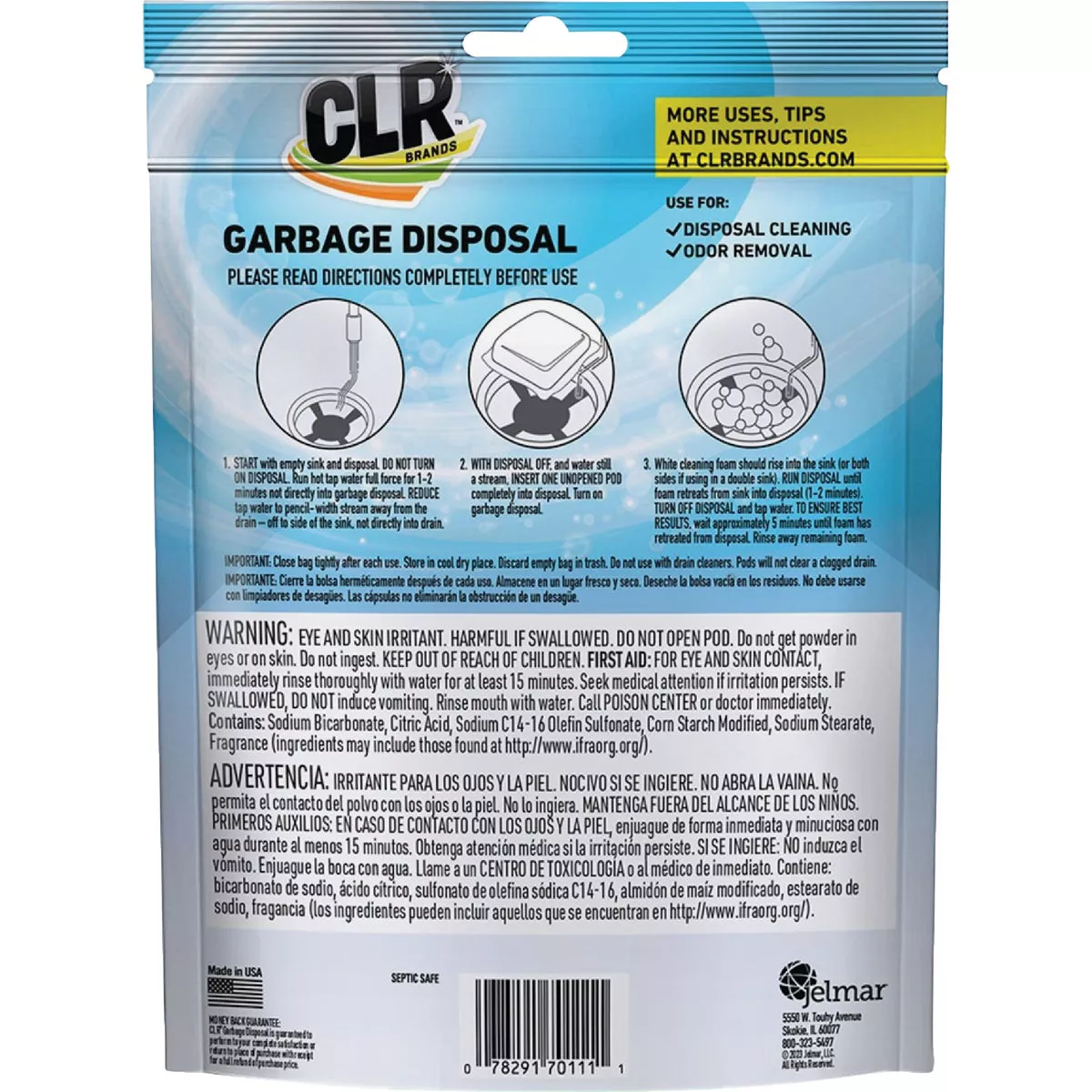 CLR Fresh & Clean Foaming Garbage Disposer Cleaner Pods (5-Count) - photo 6