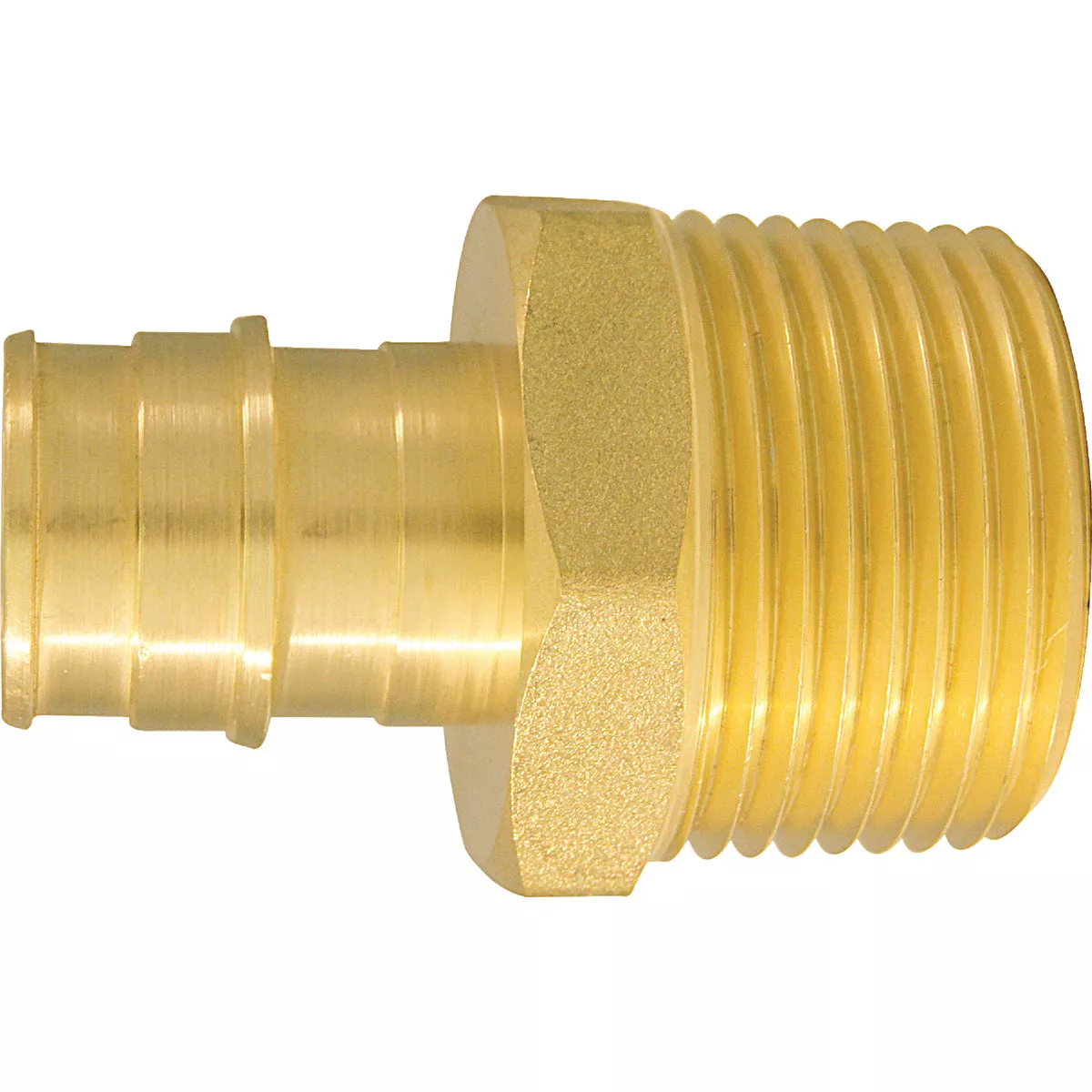Apollo Retail 3/4 In. x 1 In. Brass Insert Fitting MIP PEX-A Adapter