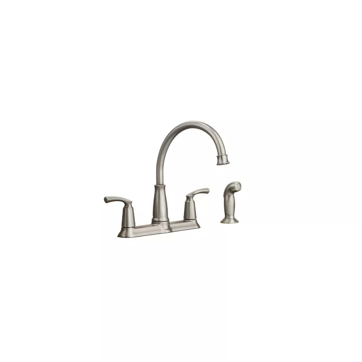 Moen Bexley 2-Handle Lever Kitchen Faucet with Side Spray, Spot Resist Stainless Steel - photo 3