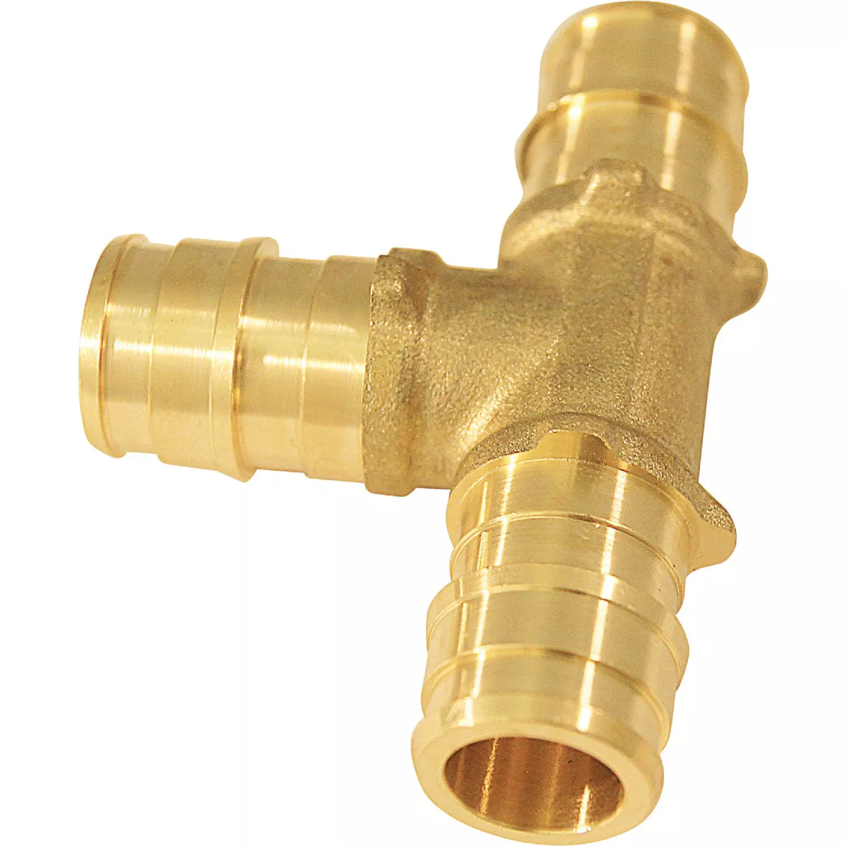 Apollo Retail 1/2 In. x 1/2 In. x 1/2 In. Barb Brass PEX Tee - photo 2
