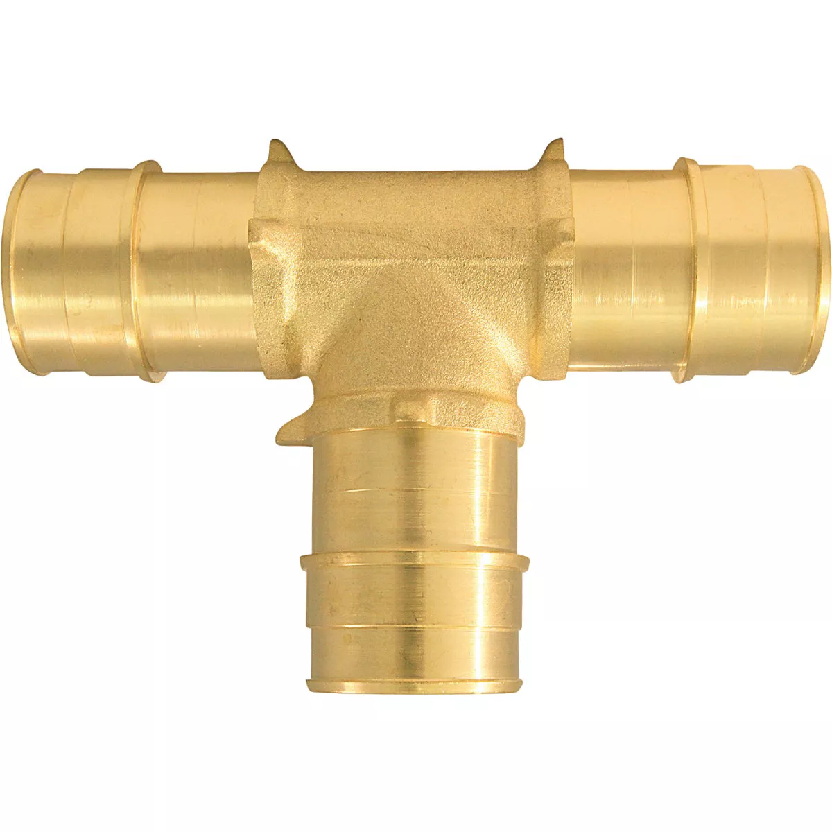 Apollo Retail 1 In. x 1 In. x 1 In. Barb Brass PEX-A Tee