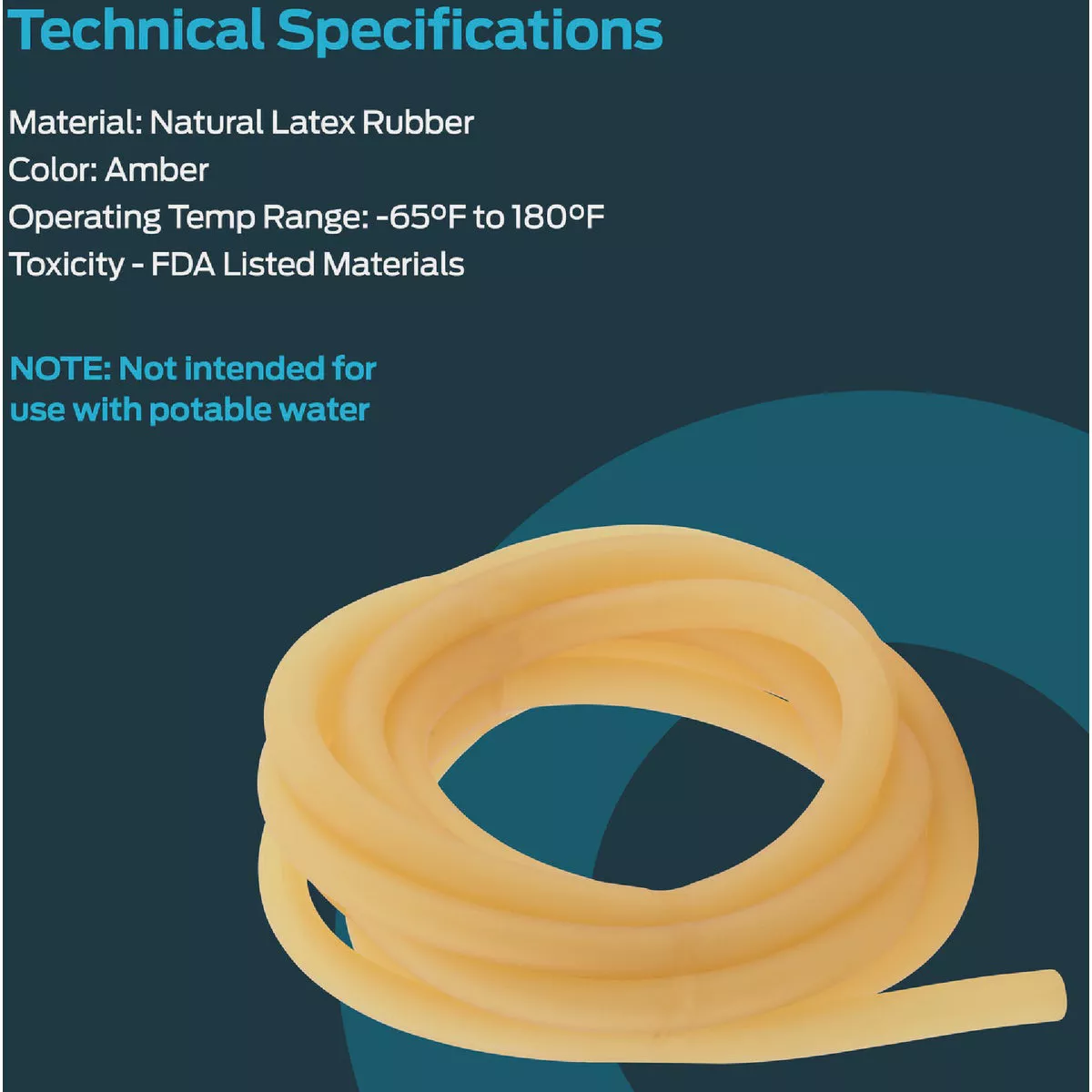 Eastman EZ-Flo 1/4 In. ID x 3/8 In. OD x 10 Ft. L. Latex Tubing - photo 5