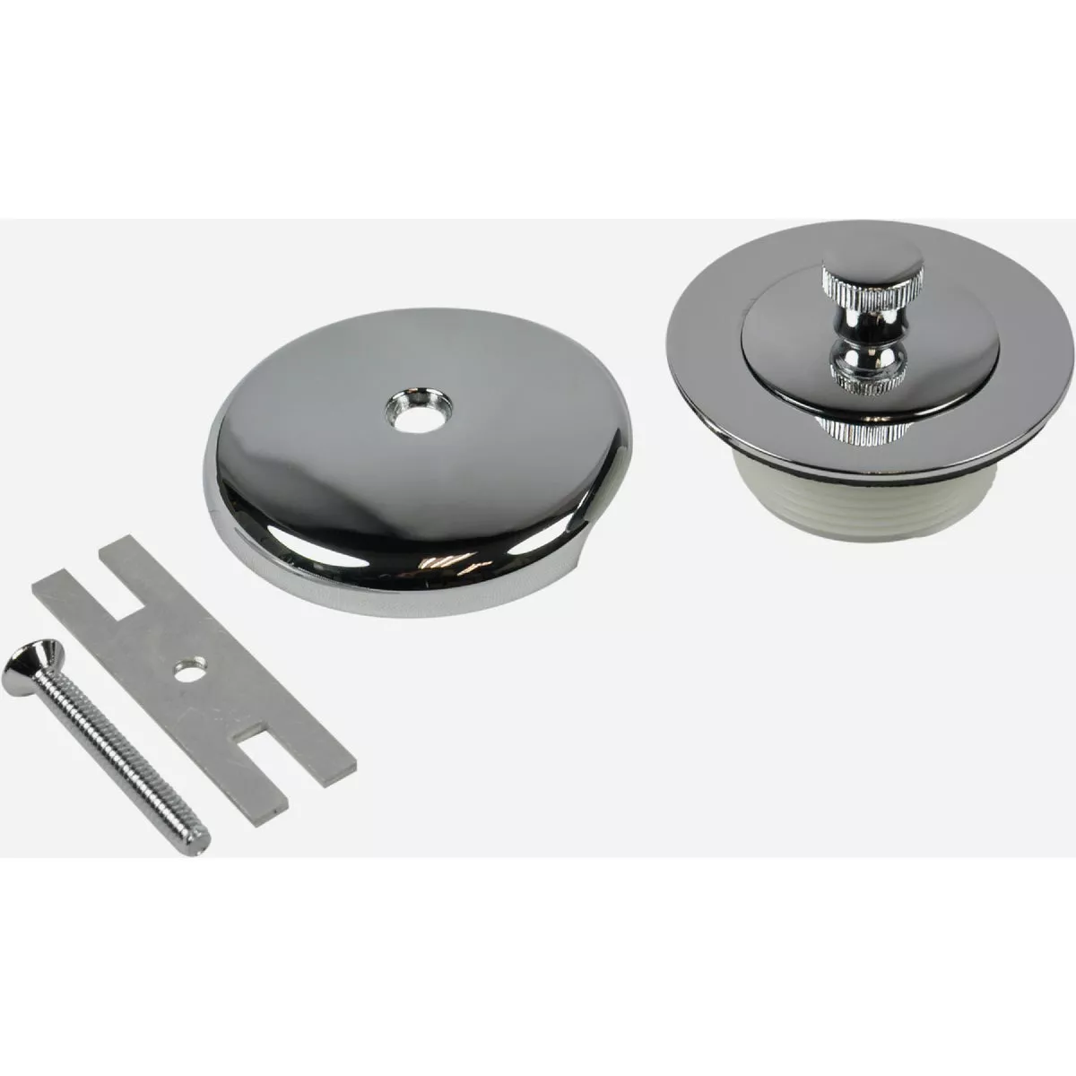 Danco 1-3/8 In. or 1-1/2 In. Universal Bathtub Drain Stopper Kit with Chrome Finish - photo 3