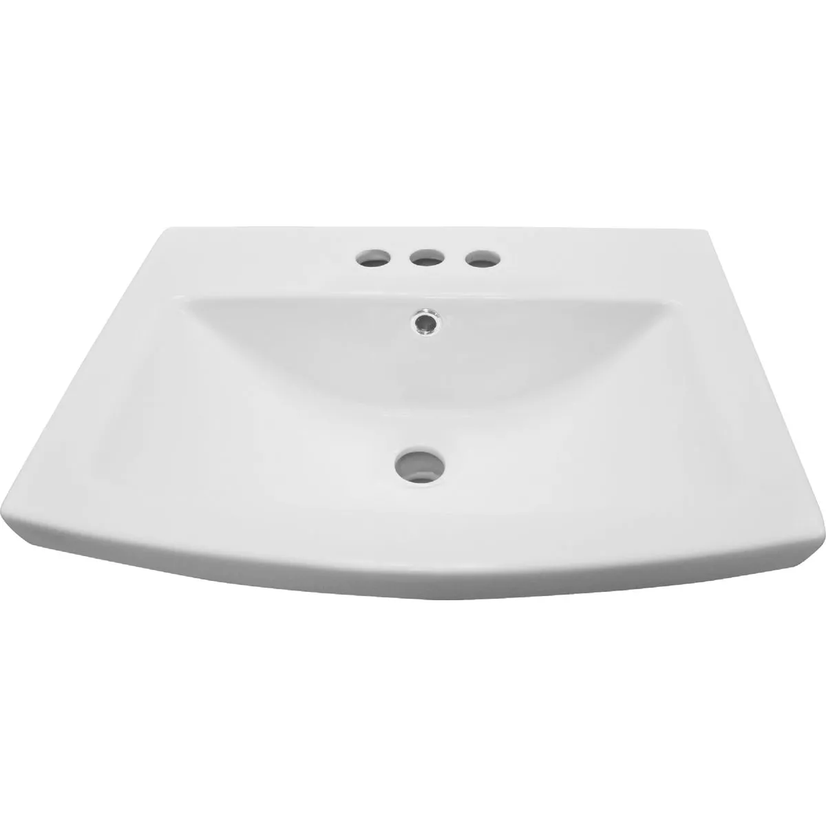 Compass Manufacturing LEHI White Vitreous China Pedestal Sink Bowl