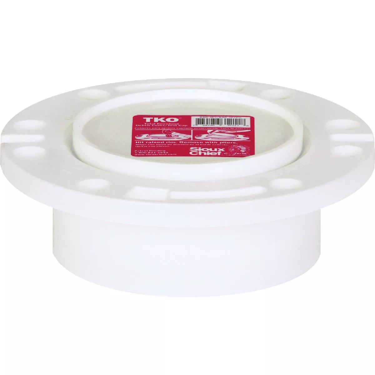 Sioux Chief 3 In. Hub/Inside 4 In. Schedule 40 DWV PVC Closet Flange - photo 2