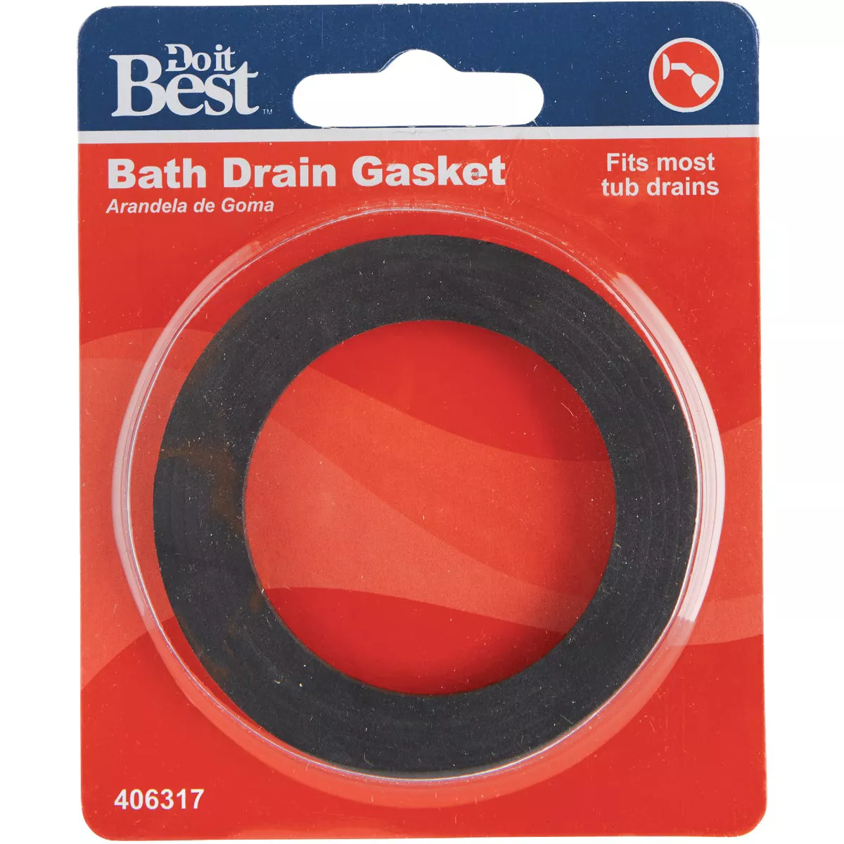 Do it 1-15/16 In. ID x 2-3/4 In. OD x 3/16 In. D Rubber Black Gasket - photo 2