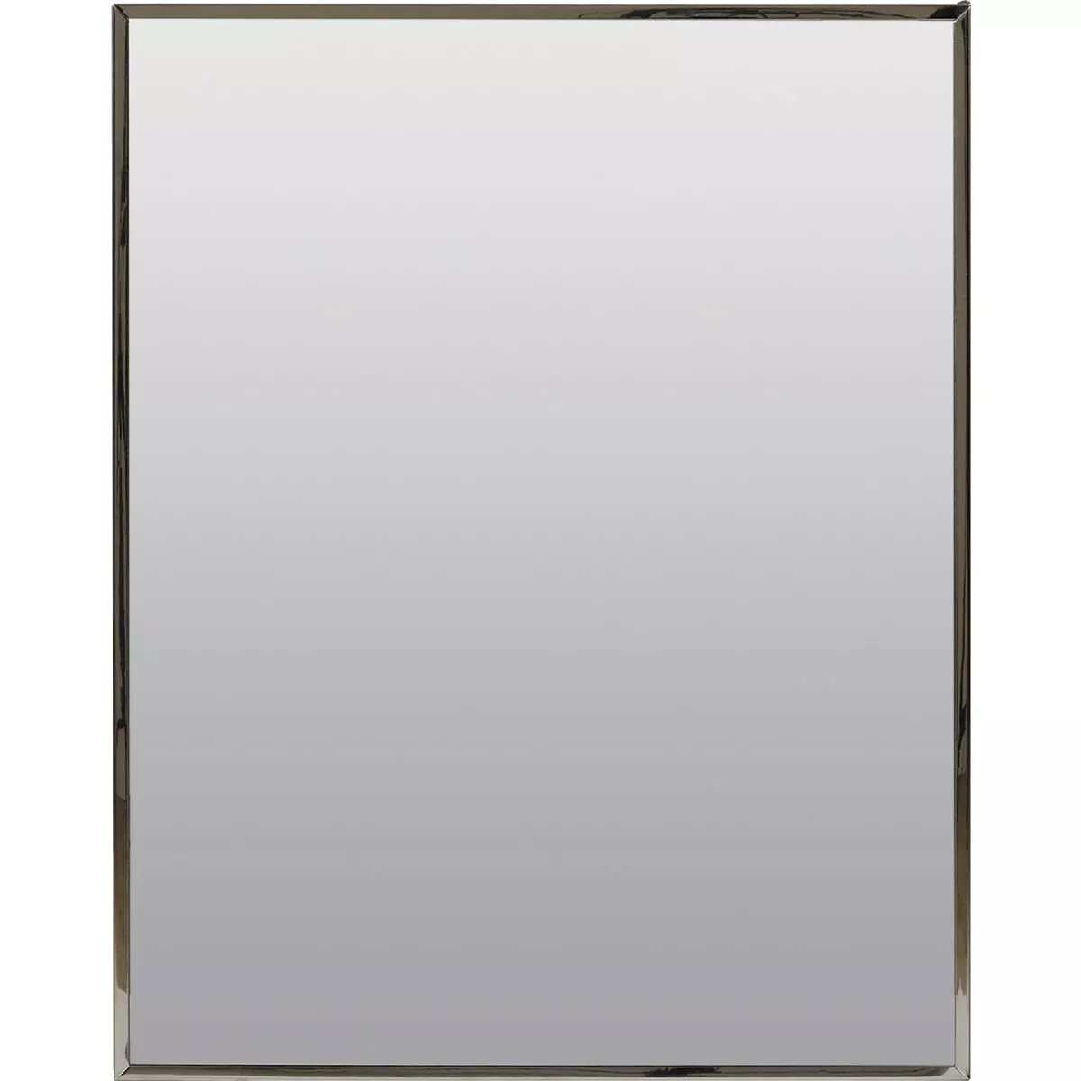 Zenith Stainless Steel 16-1/8 In. W x 20-1/8 In. H x 3-1/4 In. D Single Mirror Surface/Recess Mount Medicine Cabinet