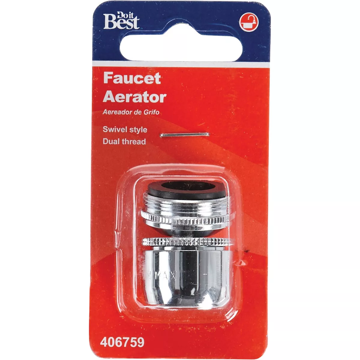 Do it 2.0 GPM Duo-Fit Water Saver Swivel Aerator - photo 2