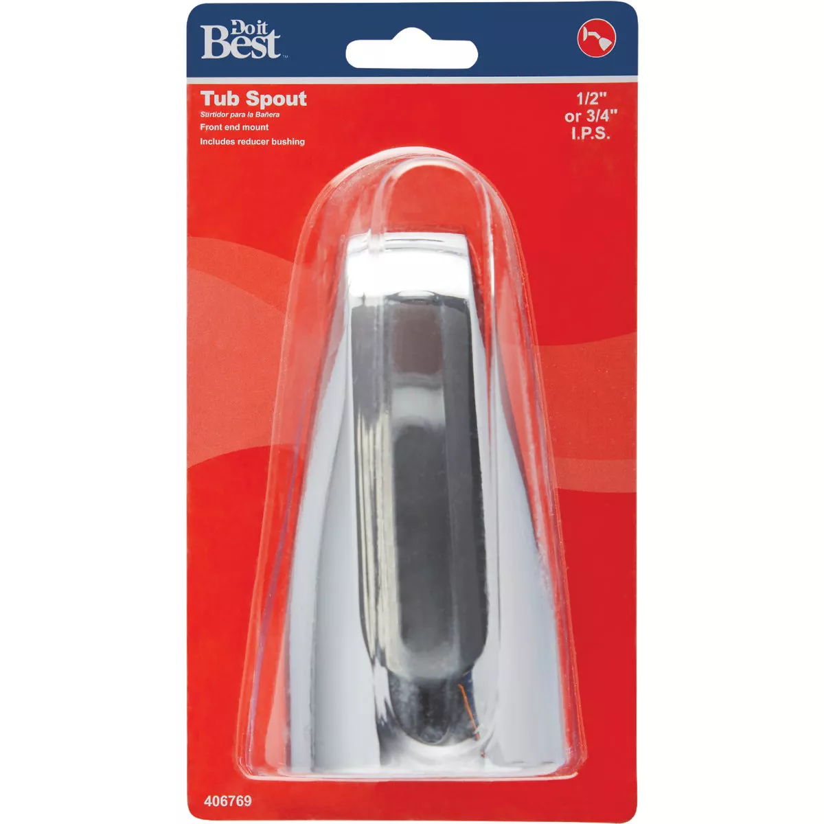 Do it 5-1/2 In. Chrome Bathtub Spout - photo 2