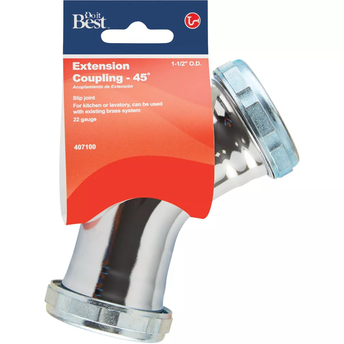 Do it Best 1-1/2 In. Chrome-Plated Elbow - photo 2