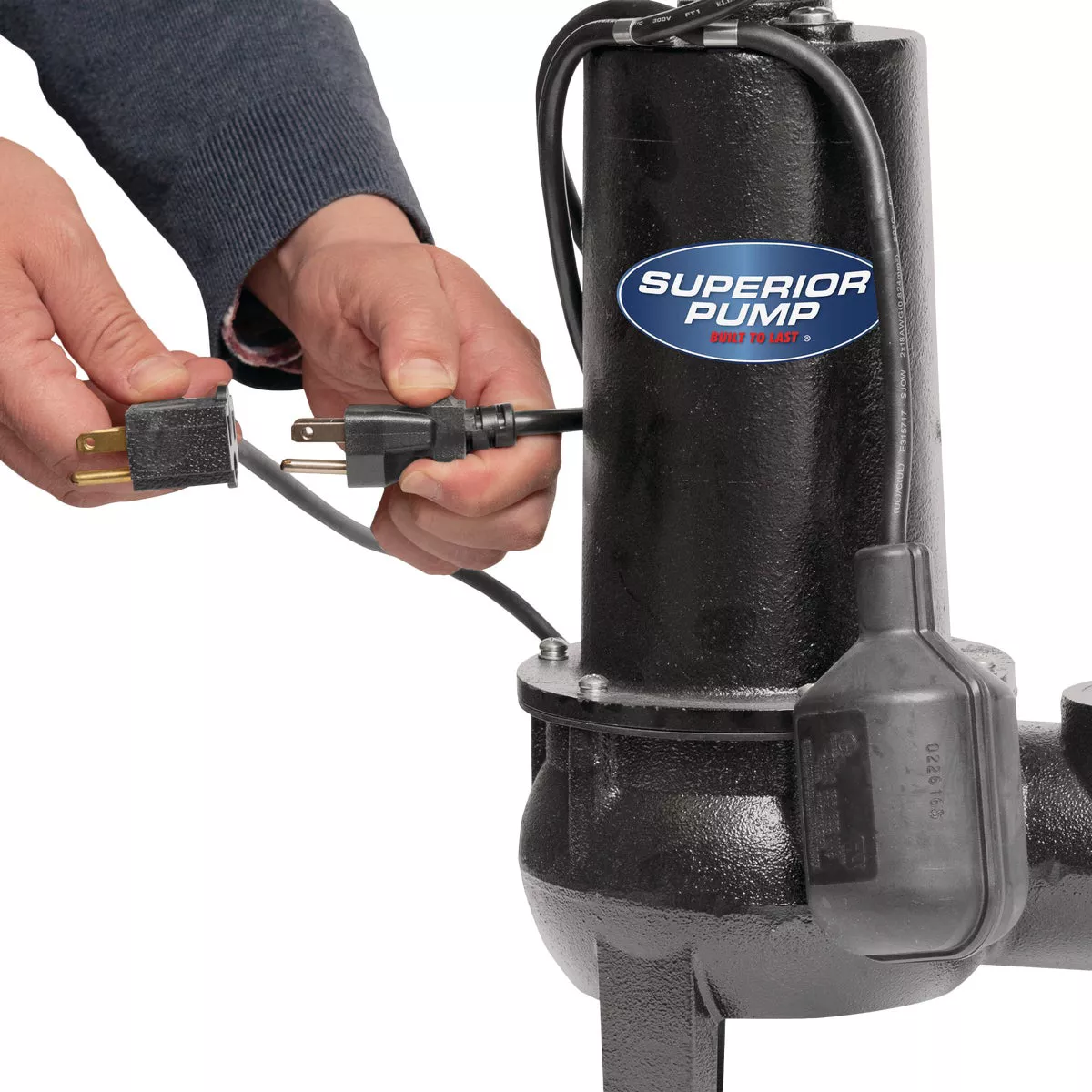 Superior Pump 1/2 H.P. Cast Iron Submersible Sewage Ejector Pump - photo 6