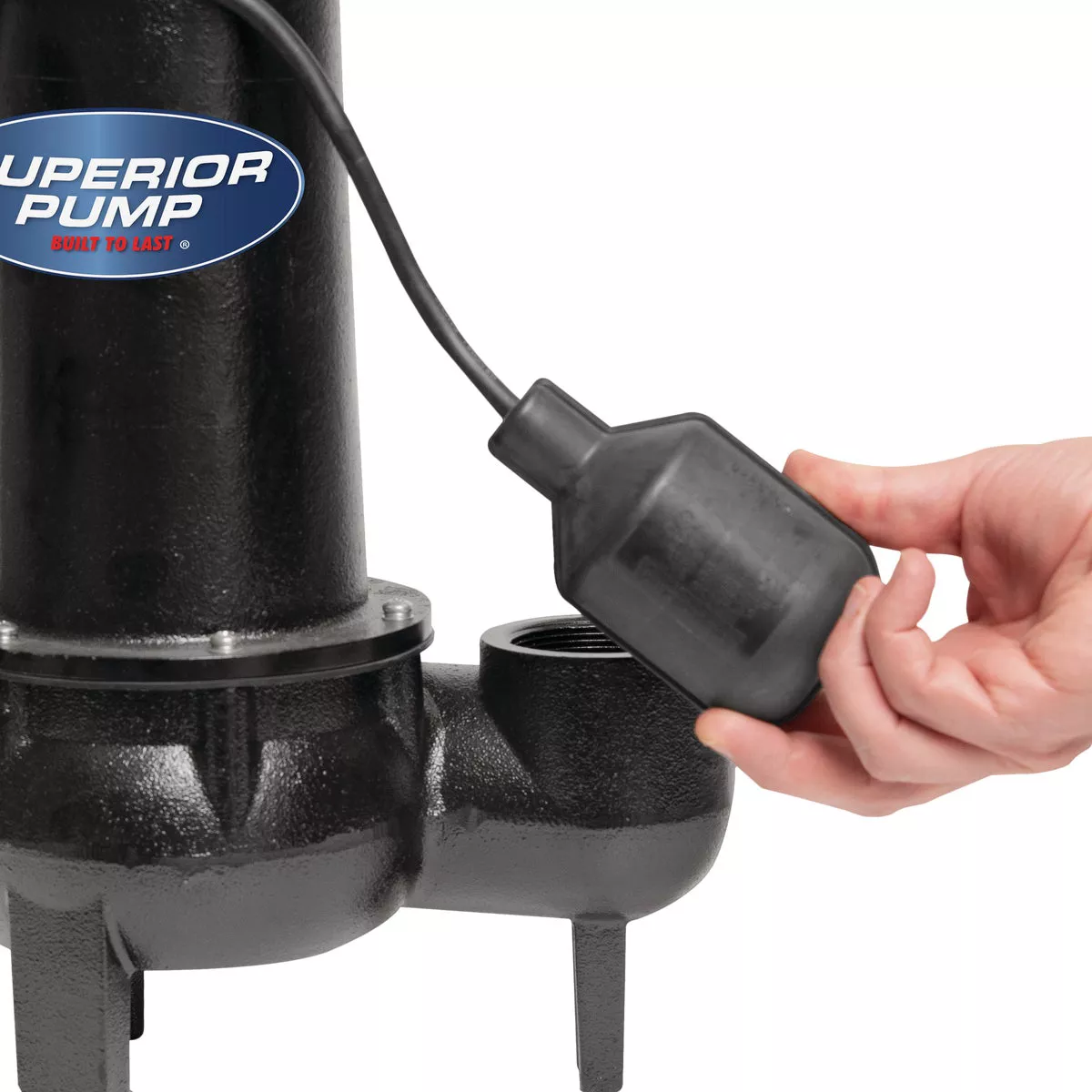 Superior Pump 1/2 H.P. Cast Iron Submersible Sewage Ejector Pump - photo 5