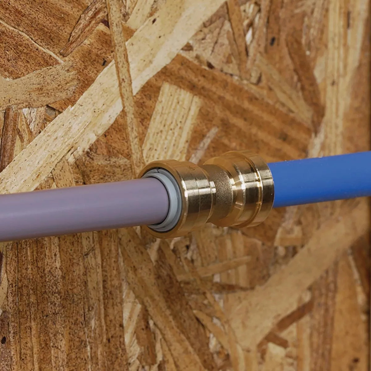 QuickFitting 1/2 In. x 1/2 In. Push-to-Connect Brass Polybutylene Transition (Conversion) Coupling - photo 2