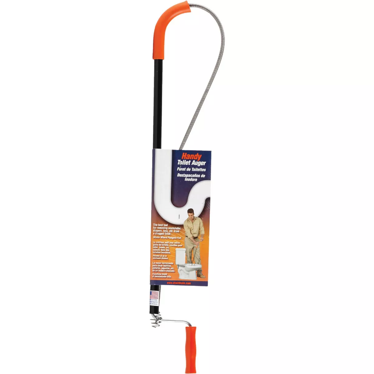 General Wire Tube Barrell Gimlet 3/8 In. x 3 Ft. Toilet Auger