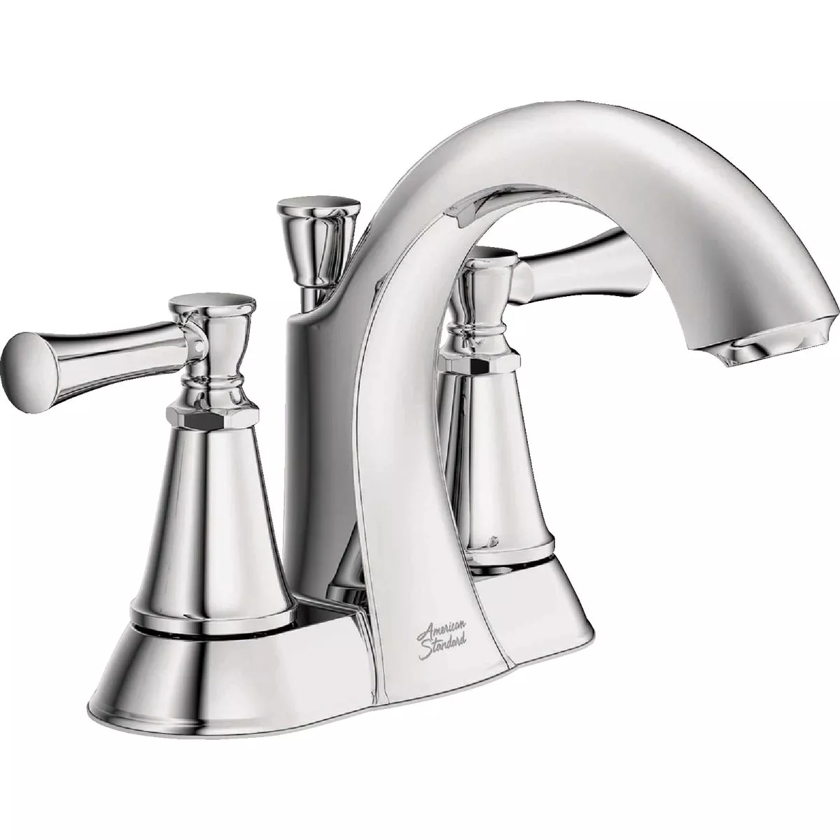 American Standard Chancellor 2-Handle Lever 4 In. Centerset Bathroom Faucet with Pop-Up, Chrome