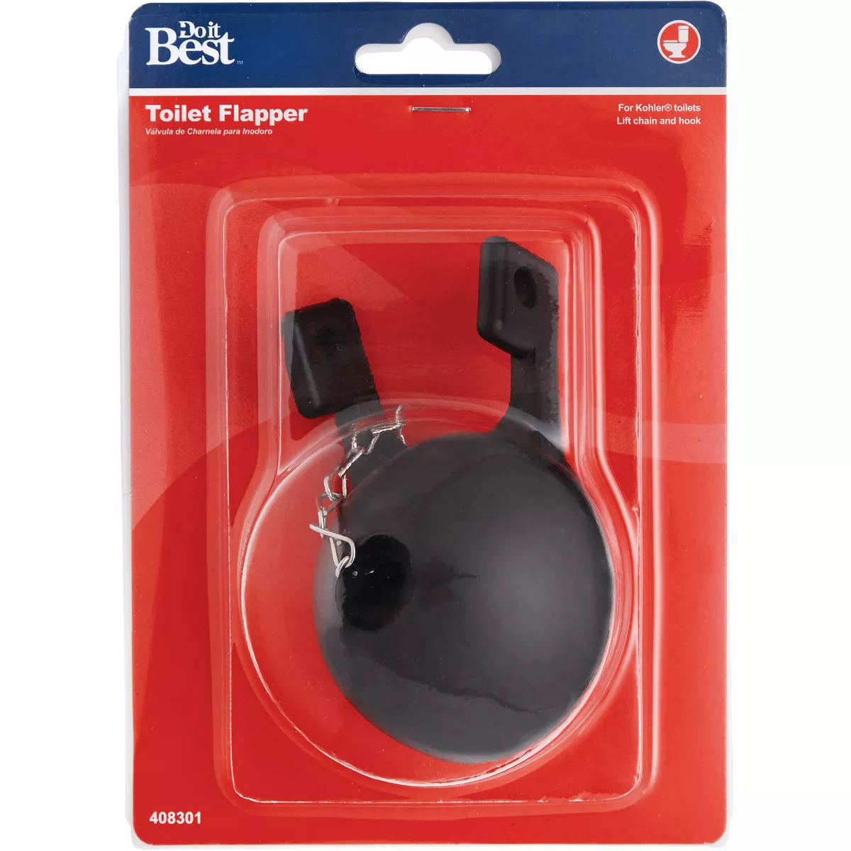 Do it Best Kohler 2 In. Rubber Toilet Flapper with Stainless Steel Chain - photo 2