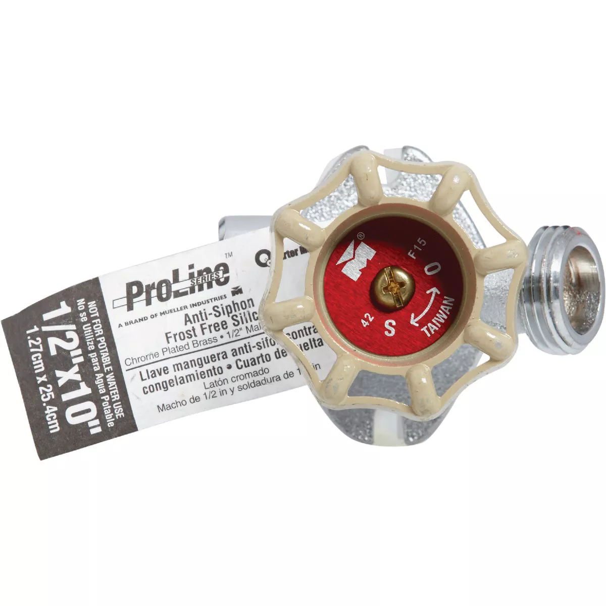 ProLine Chrome Plated Brass 1/2 In. MIP x 3/4 In. MHT 10 In. Frost Free Sillcock - photo 2