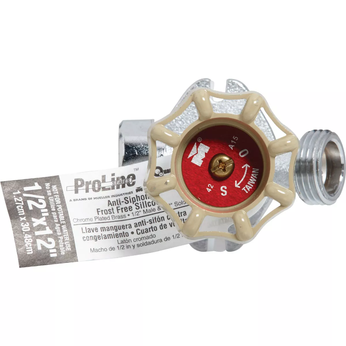 ProLine Chrome Plated Brass 1/2 In. MIP x 3/4 In. MHT 12 In. Frost Free Sillcock - photo 2