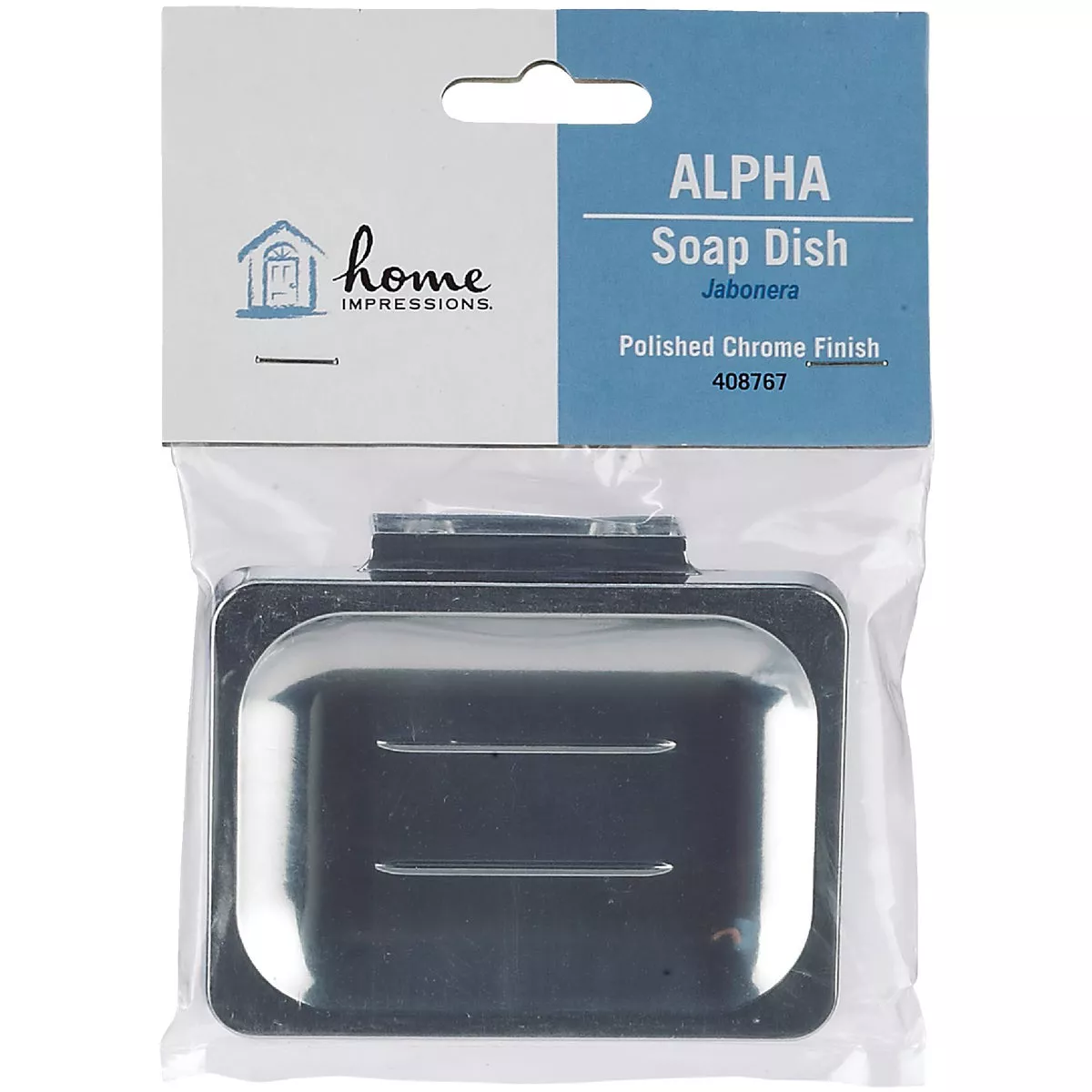 Home Impressions Alpha Chrome Soap Dish - photo 2