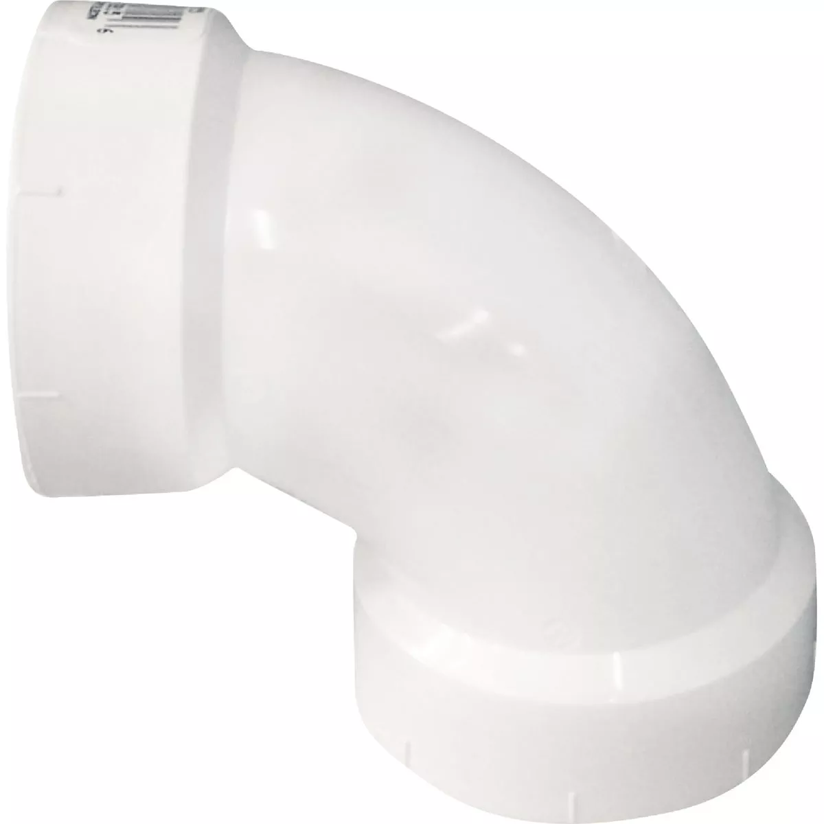 Charlotte Pipe 4 In. Schedule 40 90 Deg. Sanitary DWV PVC Elbow (1/4 Bend) - photo 2