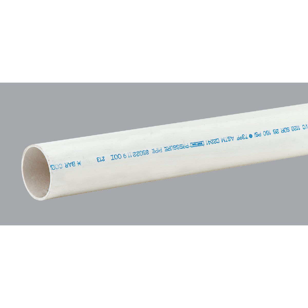 Charlotte Pipe 2 In. x 10 Ft. Cold Water PVC Pressure Pipe, SDR 26 Do