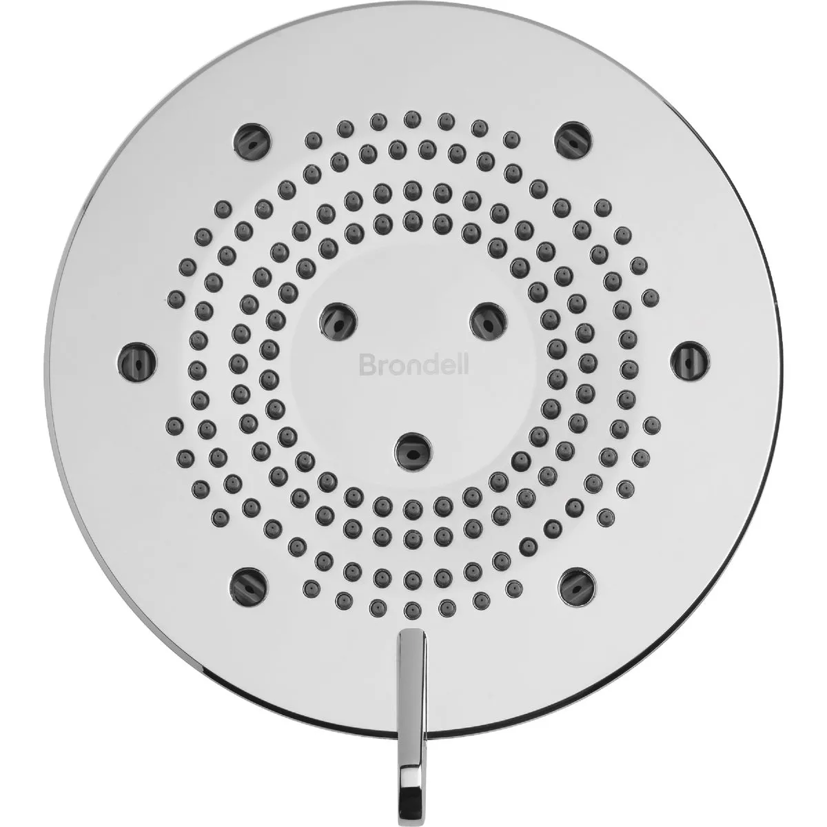 Brondell Nebia Yuba 5-Setting Fixed Showerhead, Chrome - photo 2