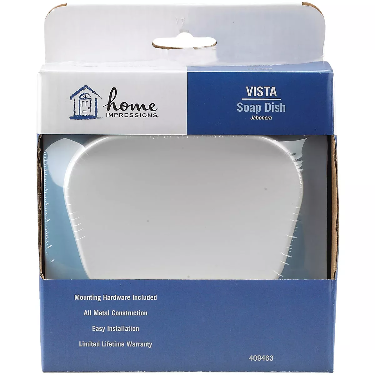 Home Impressions Vista White Soap Dish - photo 4