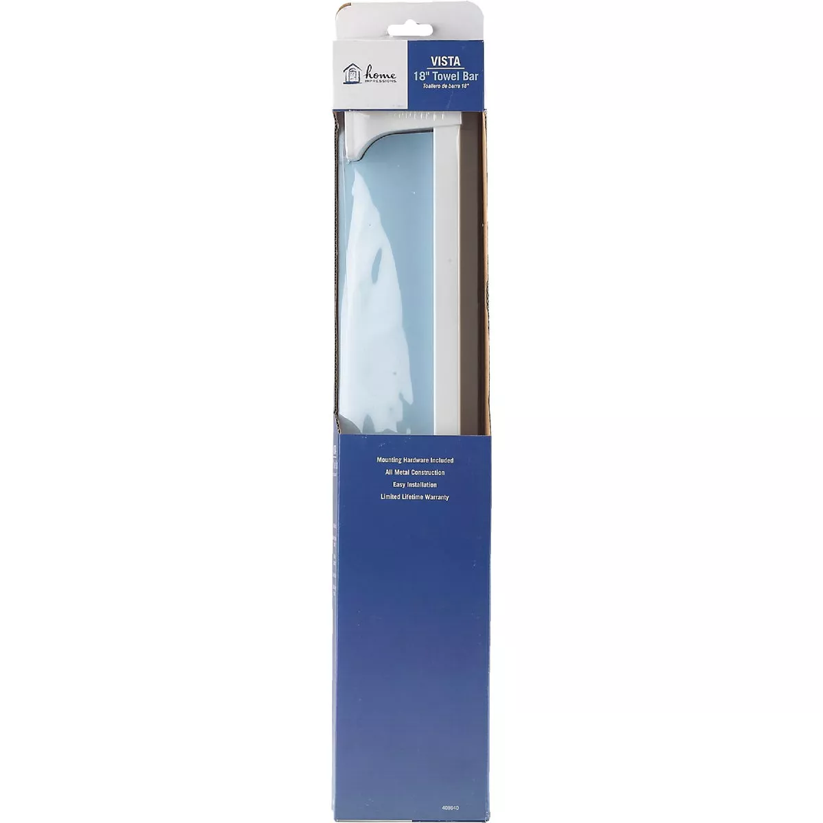 Home Impressions Vista 18 In. White Towel Bar - photo 4
