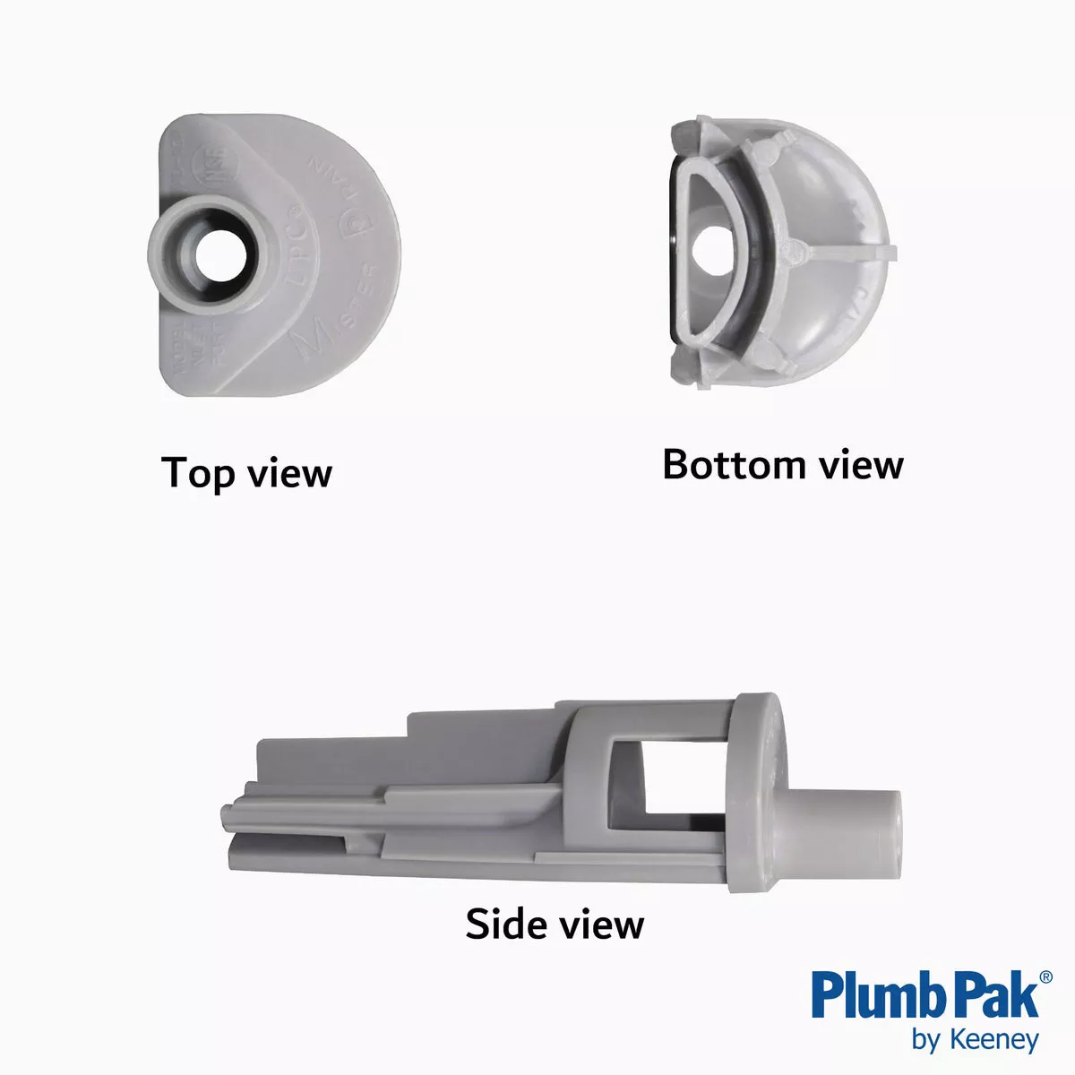 Plumb Pak 5/8 In. x 1/2 In. Gray Dishwasher Air Gap - photo 4
