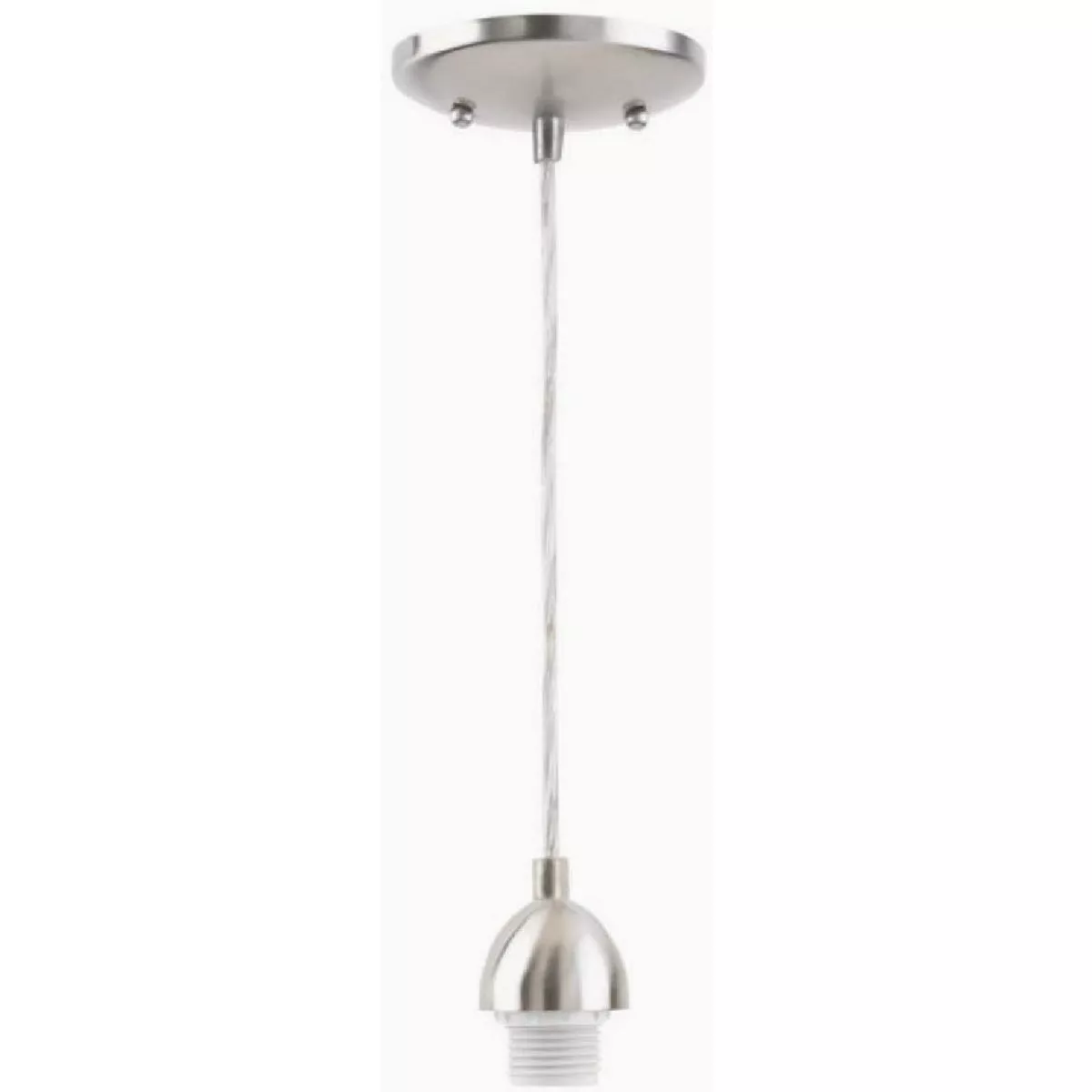 Westinghouse 1-Bulb Brushed Nickel Adjustable Mini Pendant Ceiling Light Fixture