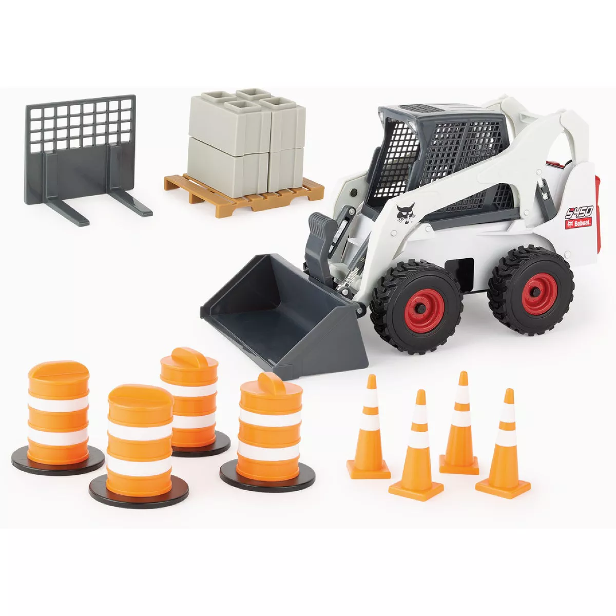 BOBCAT S450 Big Farm 1:16 Skid Steer Loader Set