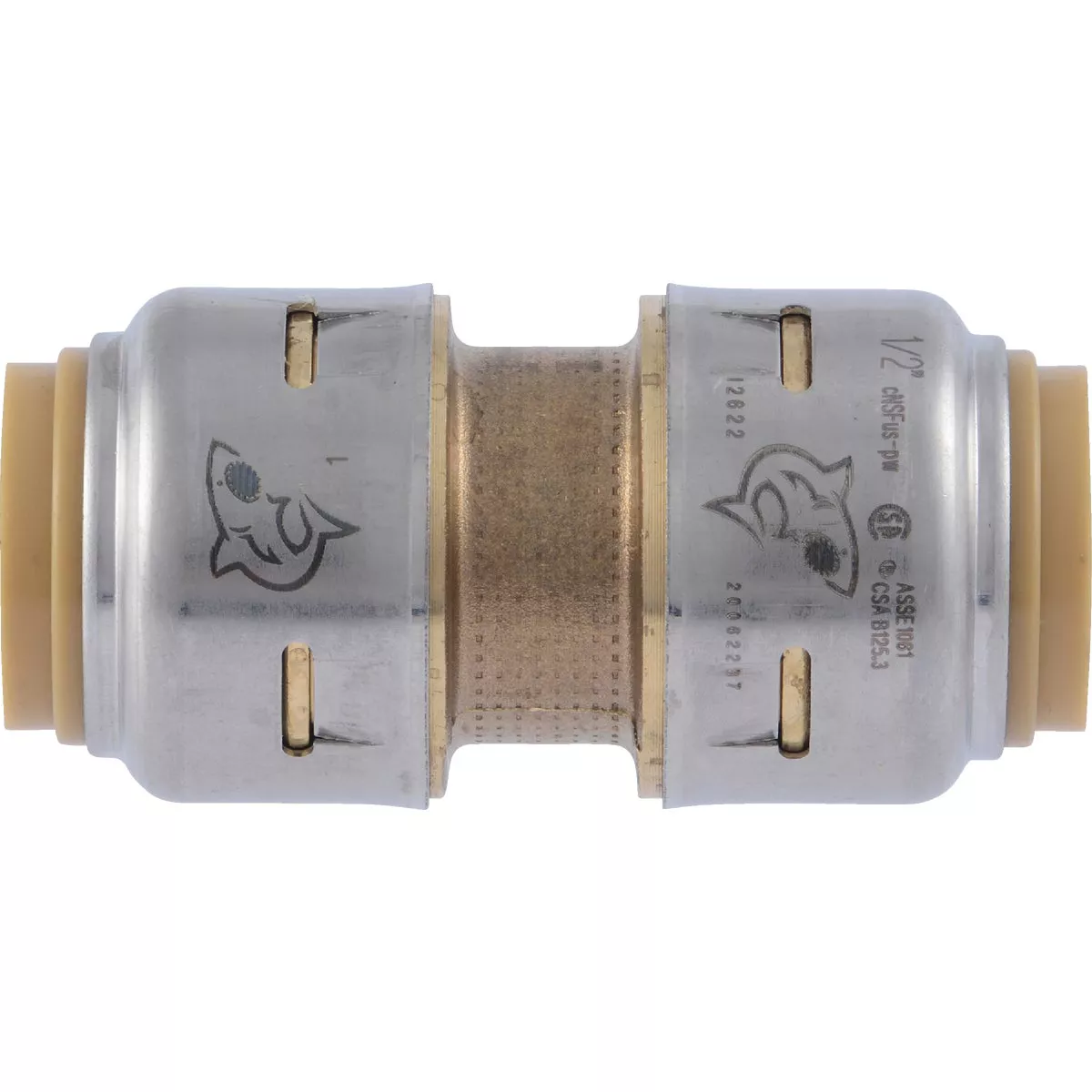 SharkBite 1/2 In. Push-to-Connect Straight Brass Coupling (4-Pack) - photo 4
