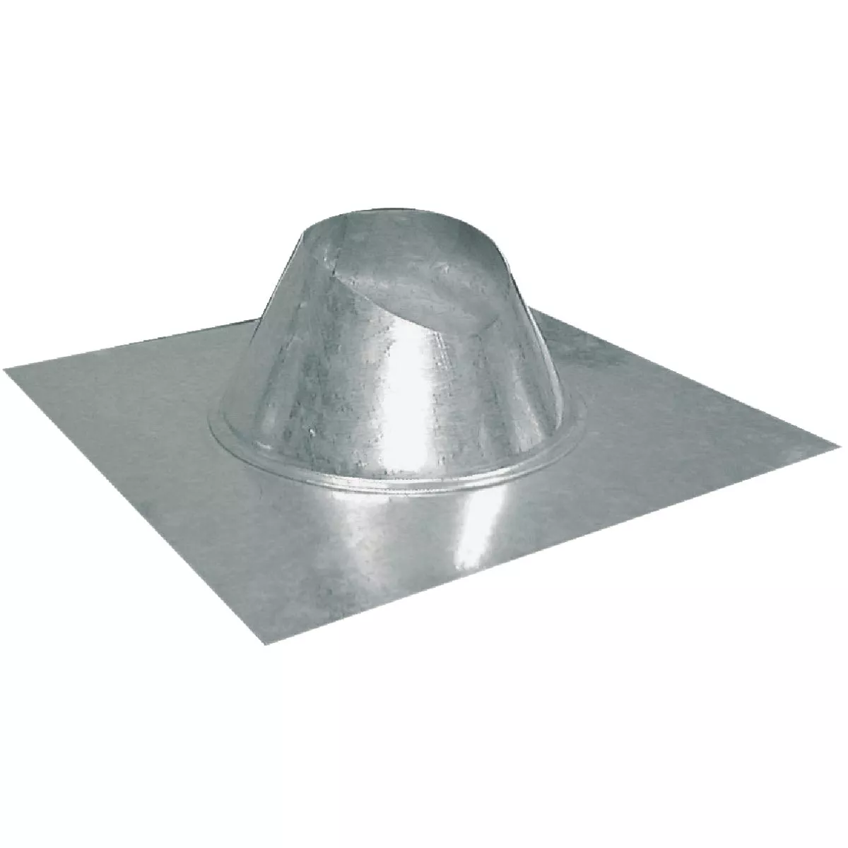 Imperial 8 In. Galvanized Rainproof Roof Pipe Flashing