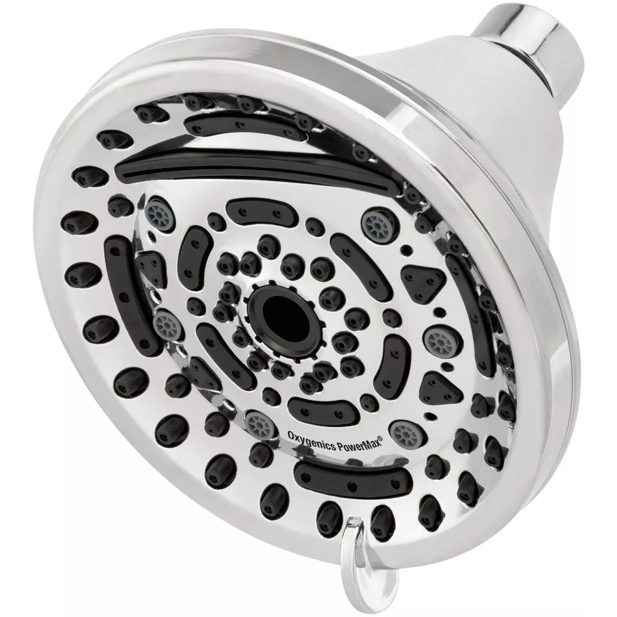 Oxygenics PowerMax 9-Spray 1.8 GPM Fixed Shower Head, Chrome