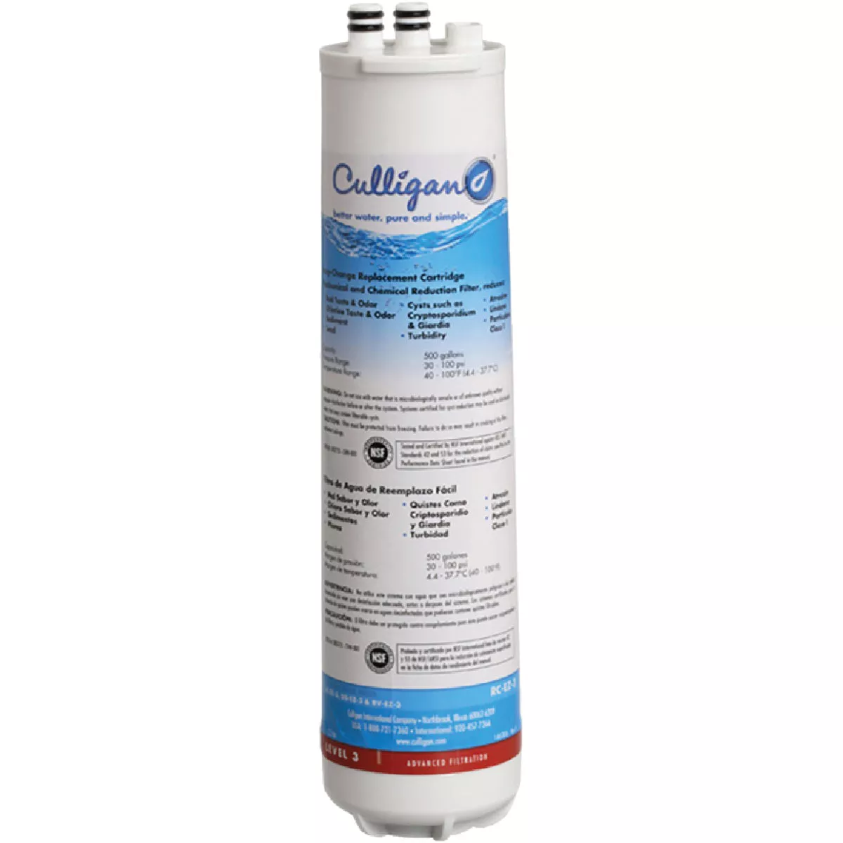 Culligan Easy-Change 3 Icemaker & Refrigerator Water Filter Cartridge