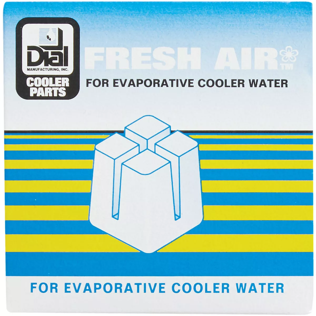 Dial 3" Square Odorless Evaporative Coolers Solid Air Freshener - photo 2