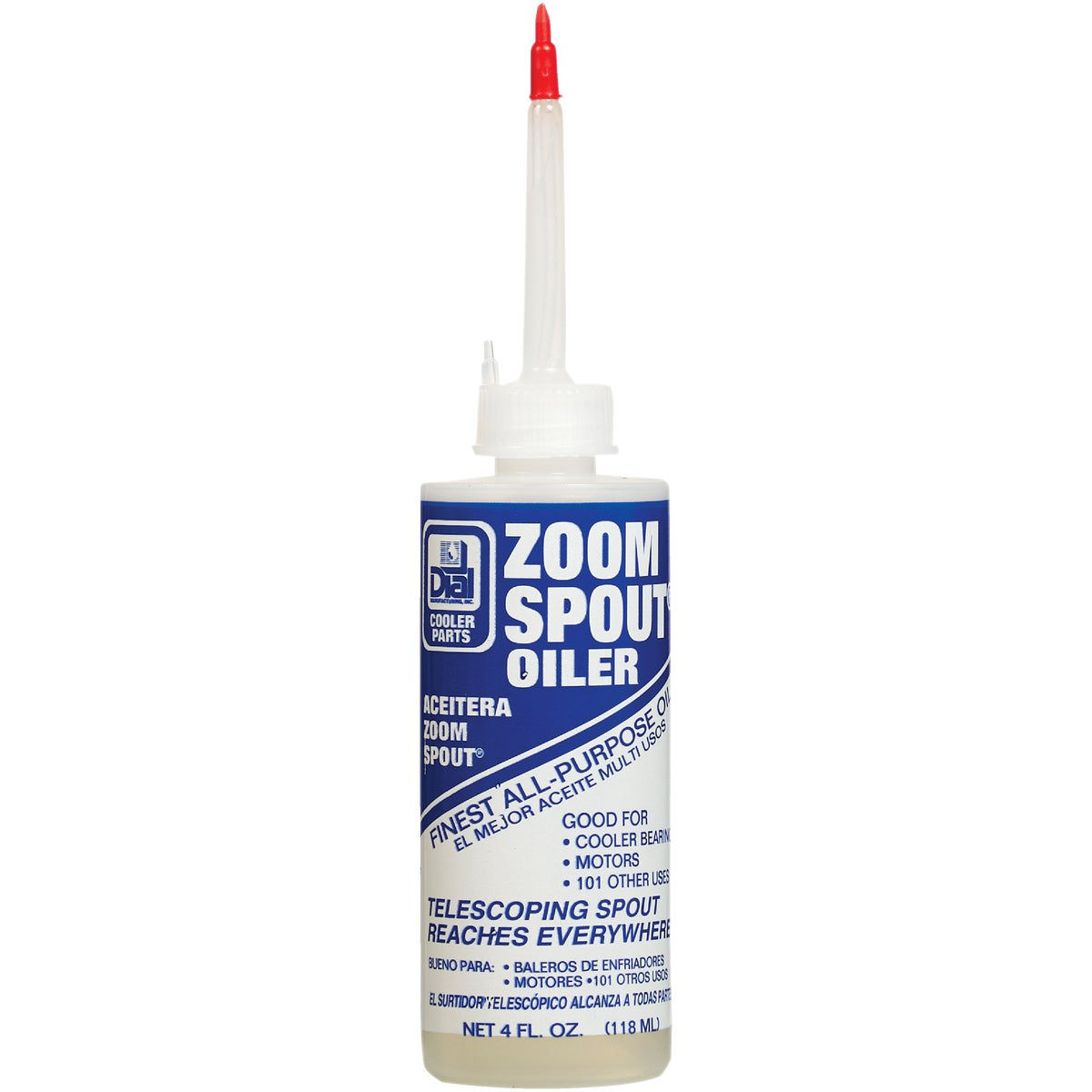 Dial Zoom Spout 4 Oz. Squeeze Bottle Multi-Purpose Lubricant