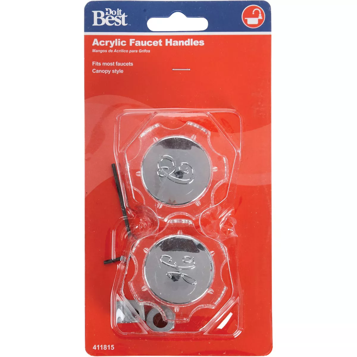 Do it Lucite Lucite Canopy Clear Faucet Handle - photo 2