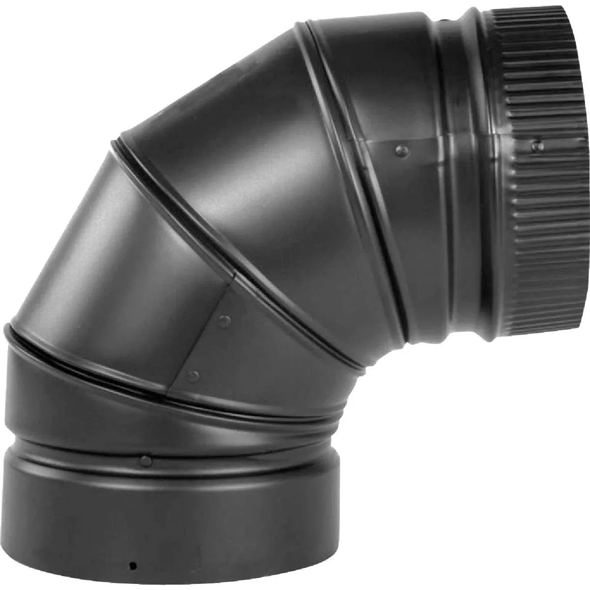 SELKIRK Sure-Temp 6 In. 90 Degree Double Wall Smoke Pipe Elbow