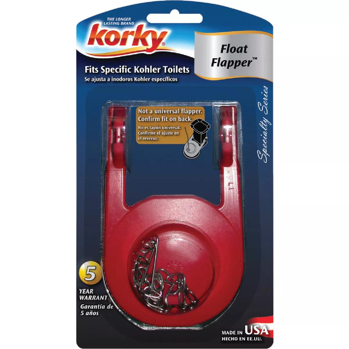 Korky Kohler Rialto Rubber Float Flapper for 1-Pc. Toilet - photo 2