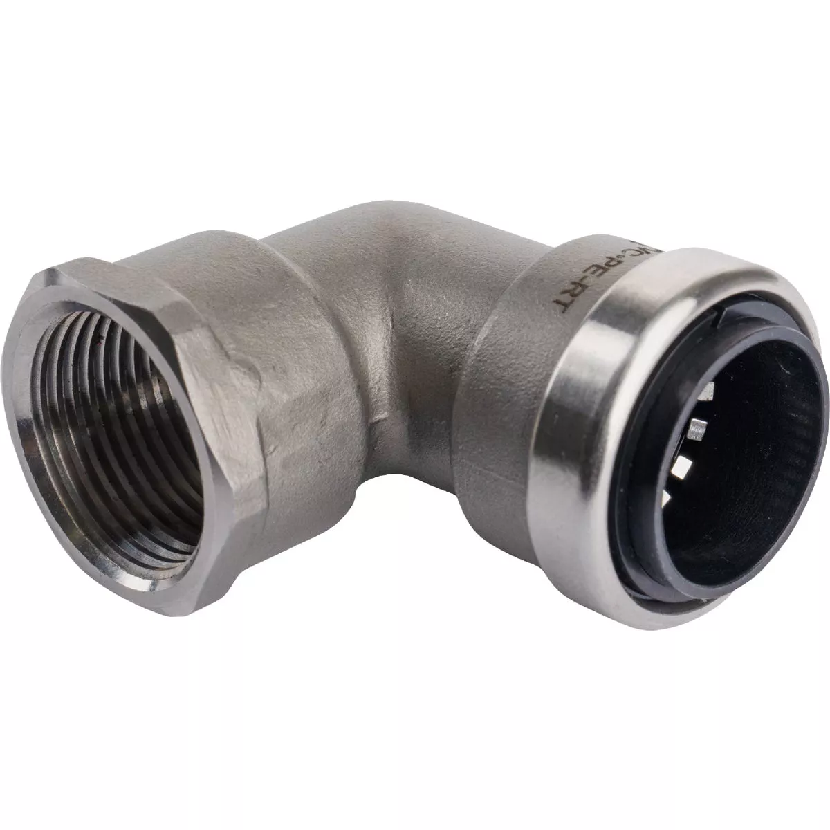 QuickFitting 3/4 In. Push-to-Connect x 3/4 In. FNPT Stainless Steel 90-Degree Elbow - photo 4