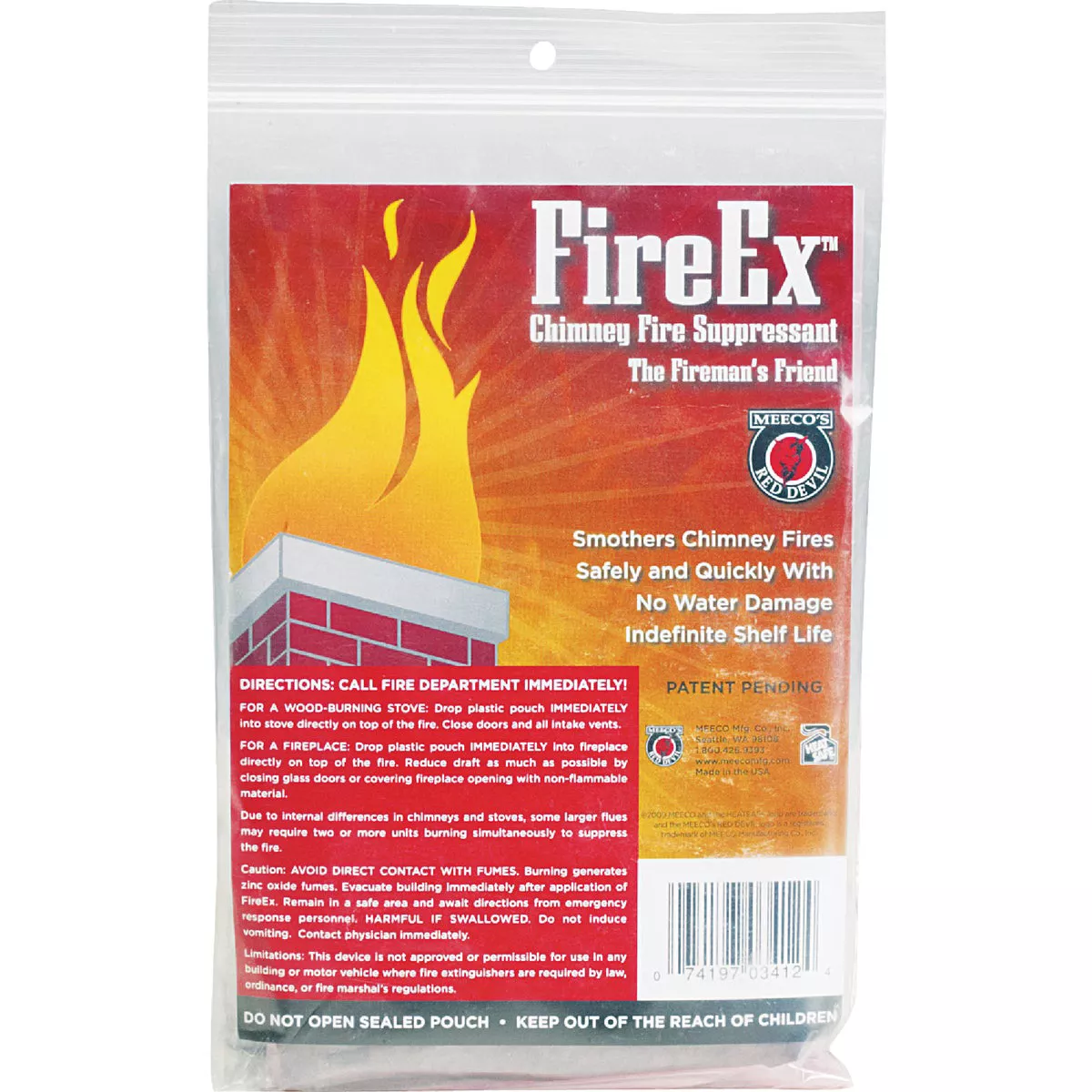 Meeco's Red Devil FireEx Chimney Fire Suppressant - photo 2