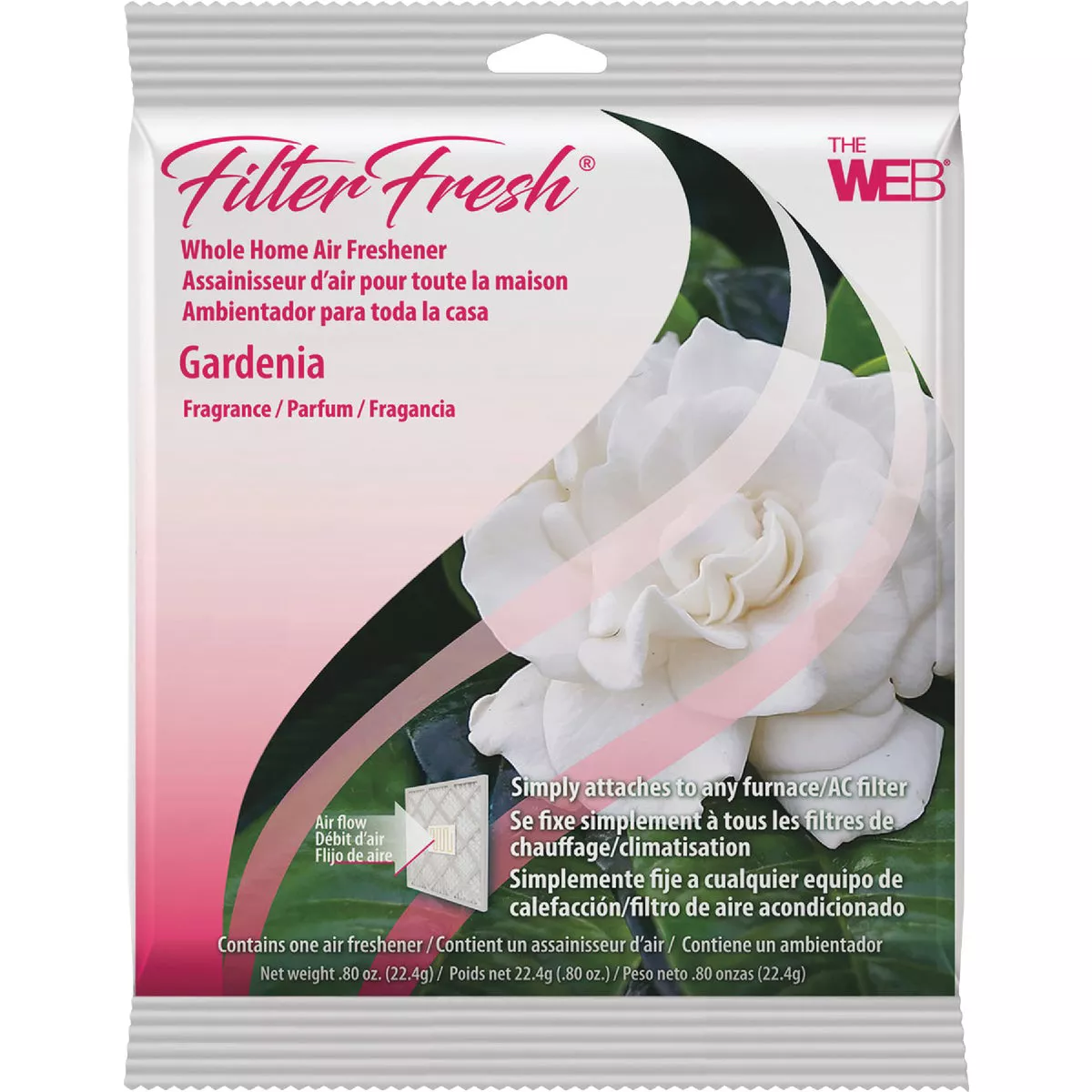 Web FilterFresh Furnace Air Freshener, Gardenia