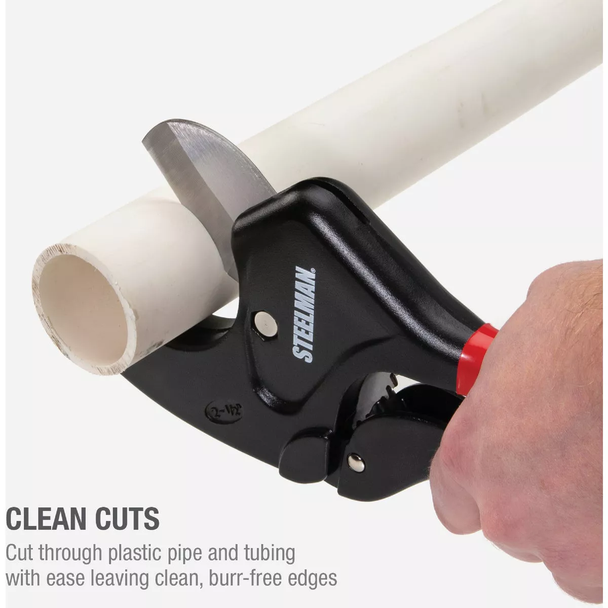 Steelman 2-1/2 In. Ratcheting PVC Cutter - photo 3